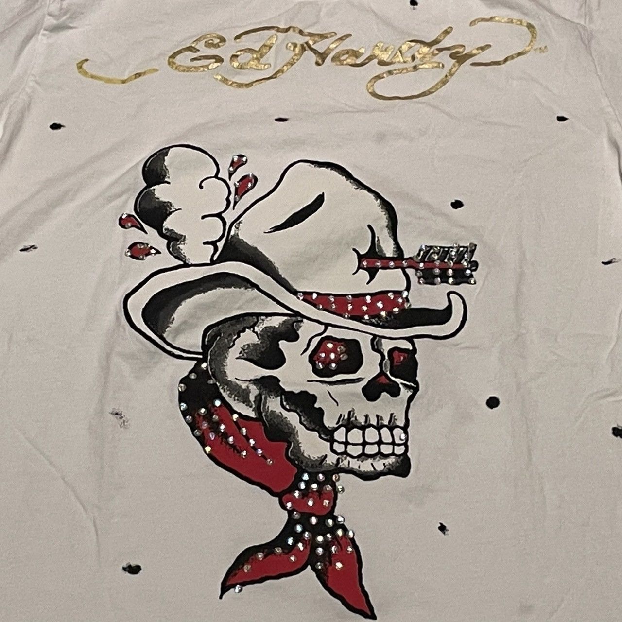 Affliction × Ed Hardy × Tapout Rare Ed Hardy Tee Y2K Affliction Style Size US L / EU 52-54 / 3 - 2 Thumbnail