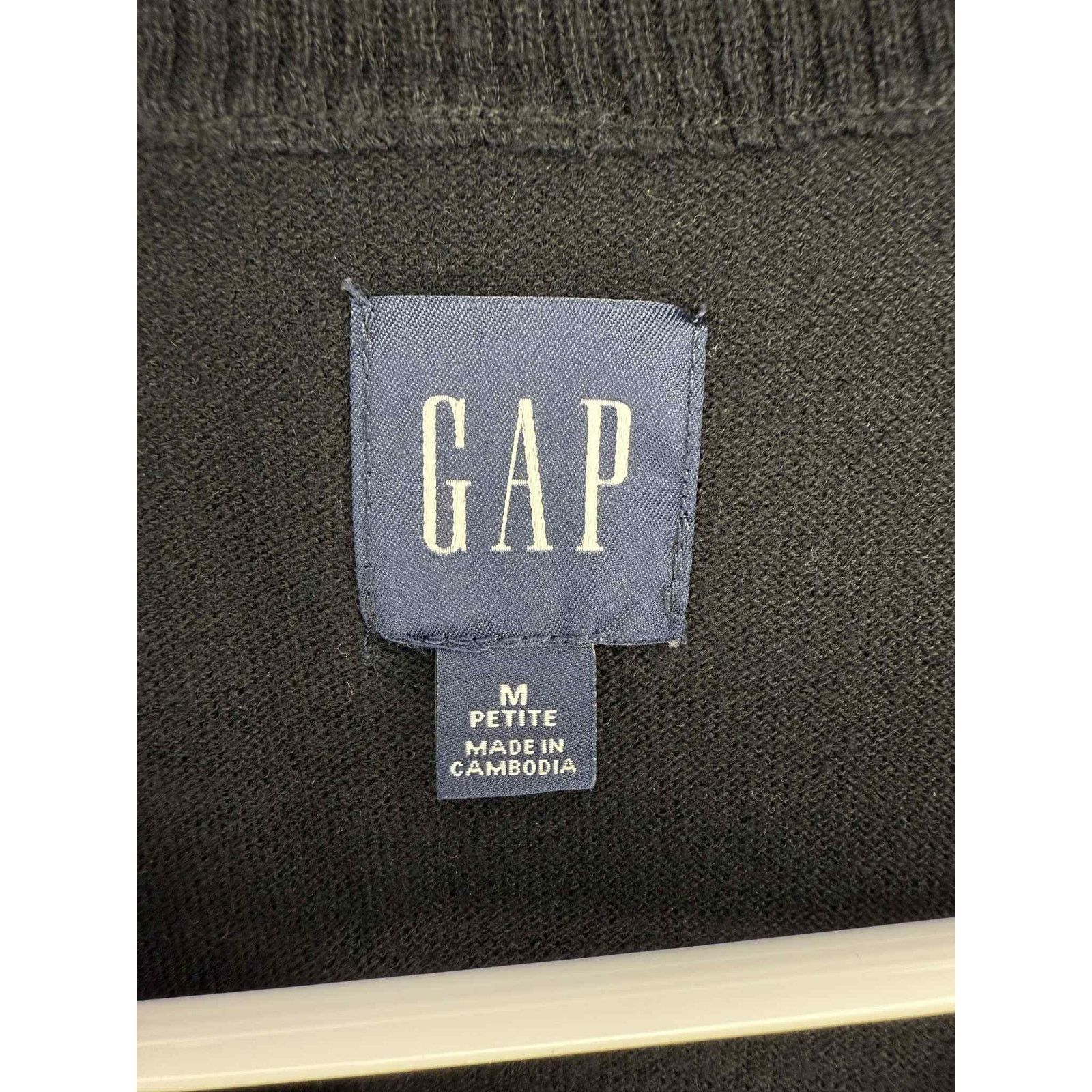 Gap Gap Linen Blend Tank Sweater Black Women's Petite Size M Size M / US 6-8 / IT 42-44 - 4 Thumbnail