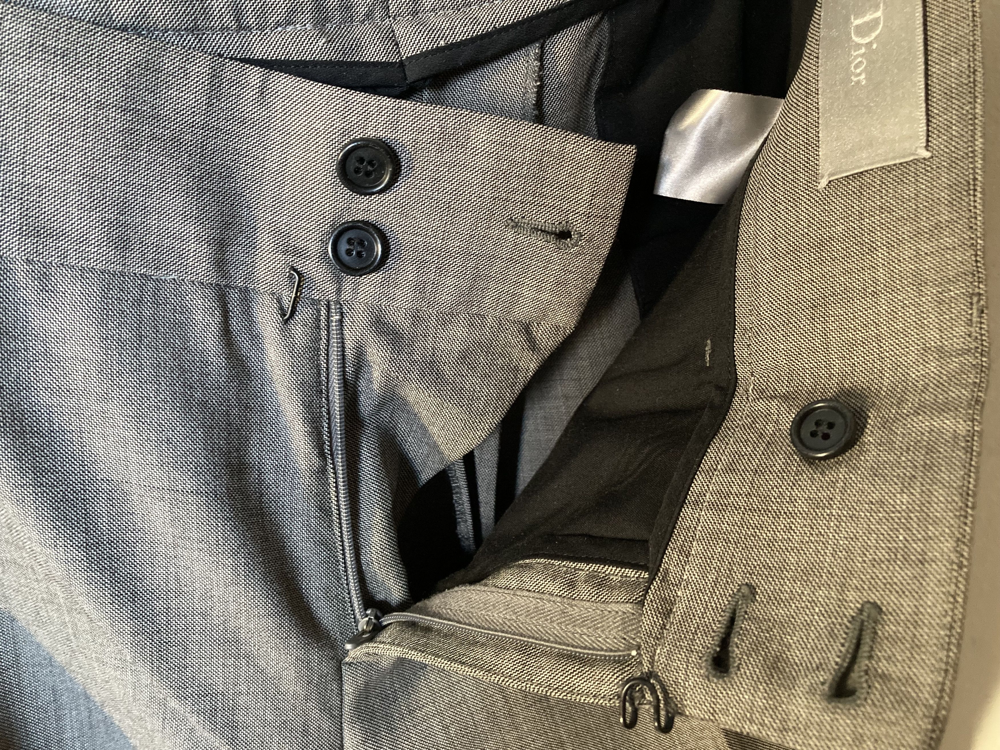 Dior SS06 Grey Trousers / Dress Pants Size 48R - 4 Thumbnail