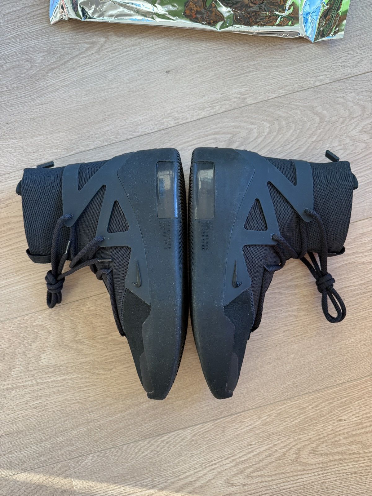 Fear of God × Nike Nike Air Fear of God 1 triple black 42 8.5US Size US 8.5 / EU 41-42 - 3 Thumbnail