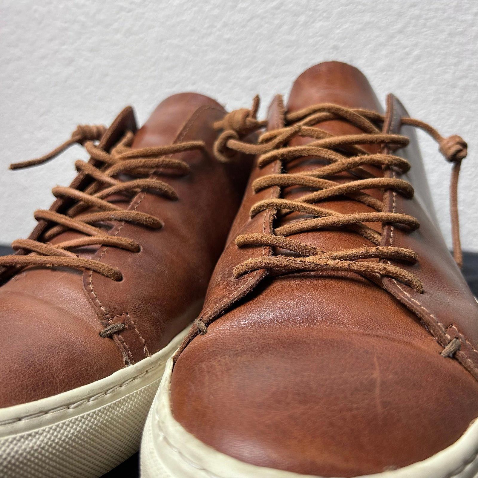 Massimo Dutti Massimo Dutti Leather Sneakers sz 12 Size US 12 / EU 45 - 9 Thumbnail