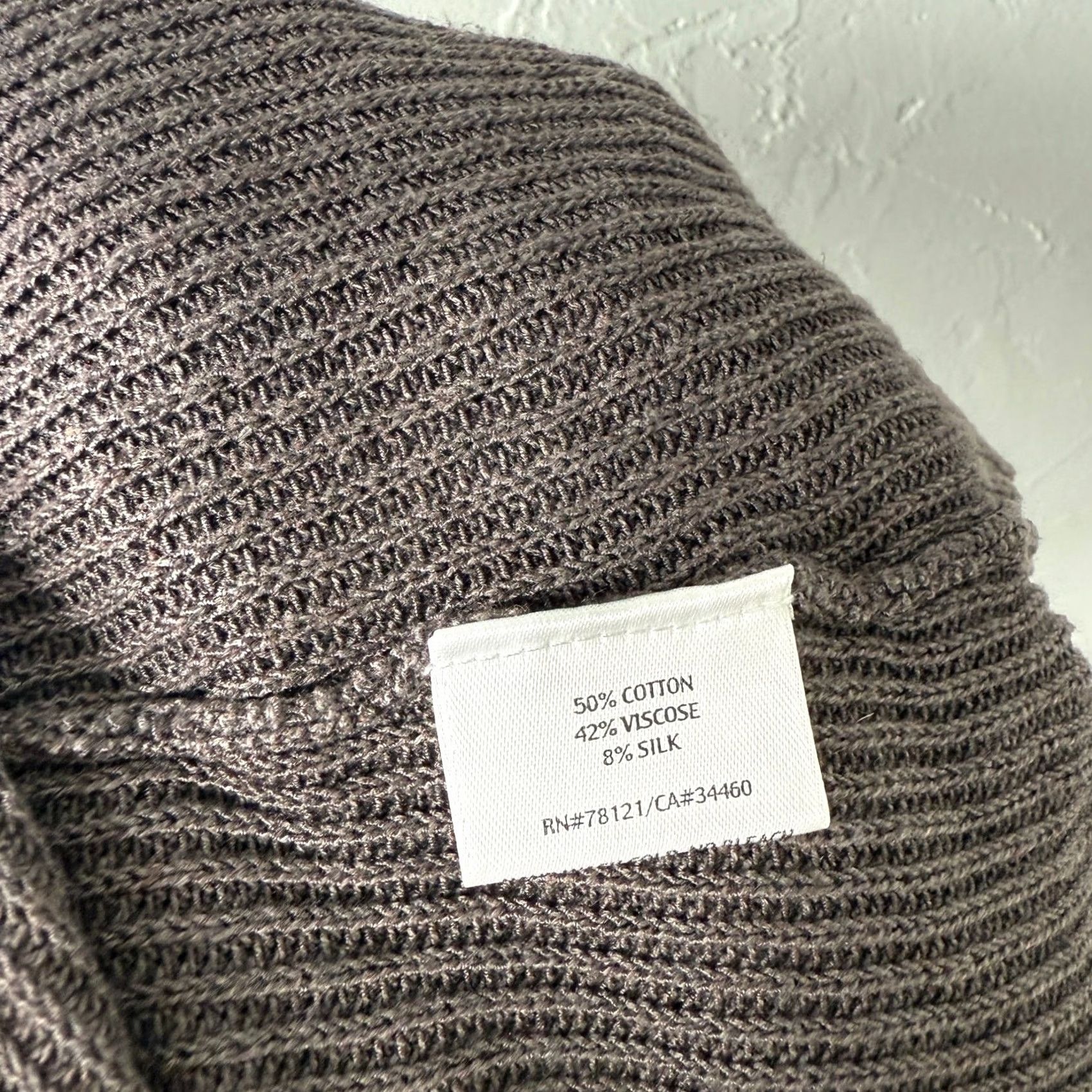 Eileen Fisher Eileen Fisher Cardigan Womens Large Knit Cotton Silk Half Sleeve Sweater H1 Size L / US 10 / IT 46 - 7 Thumbnail