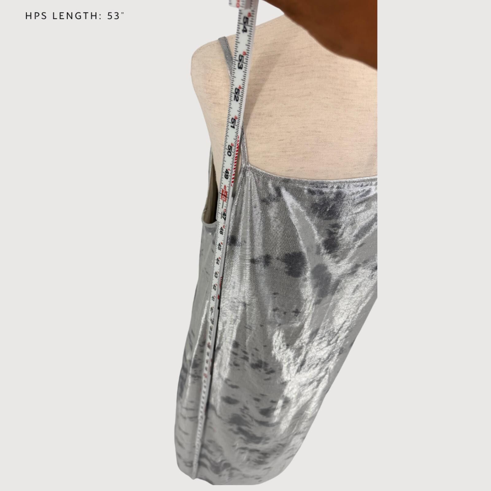 Other Norblack Norwhite Metallic Slip Dress Silver M Size M / US 6-8 / IT 42-44 - 5 Thumbnail