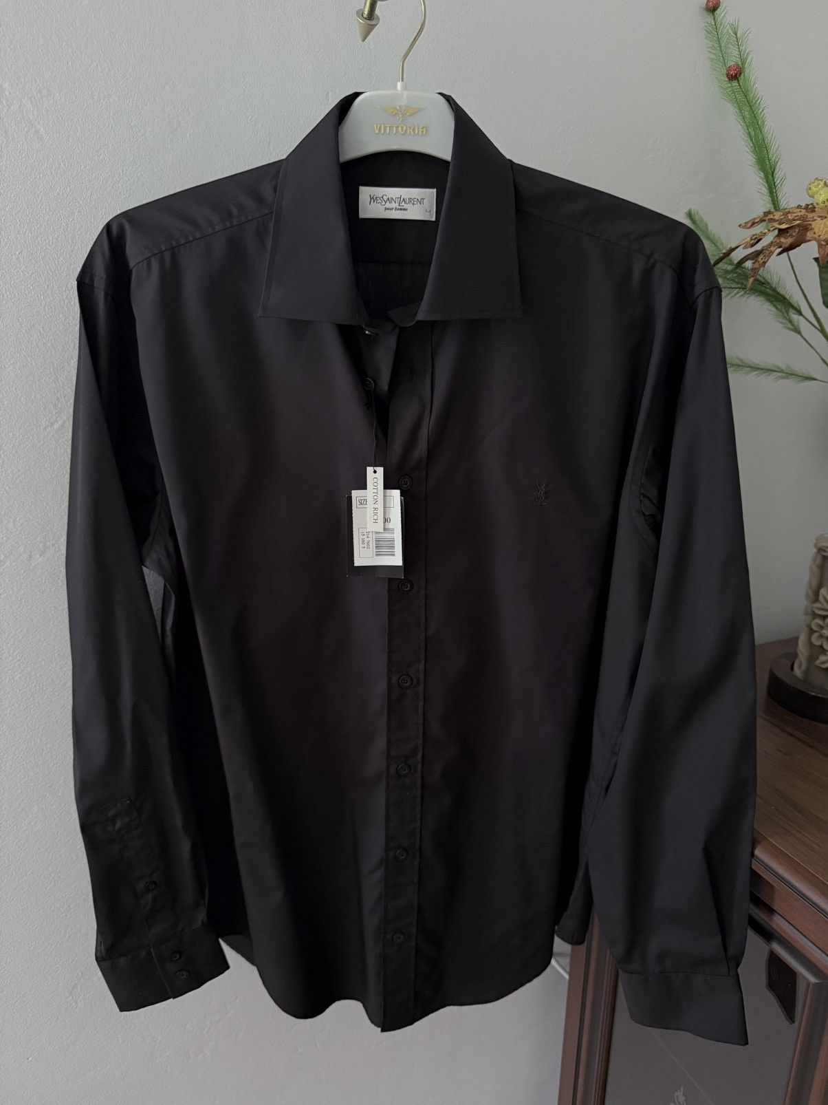 Yves Saint Laurent Vintage Yves Saint Laurent YSL Button Up Shirt Size US L / EU 52-54 / 3 - 1 Thumbnail