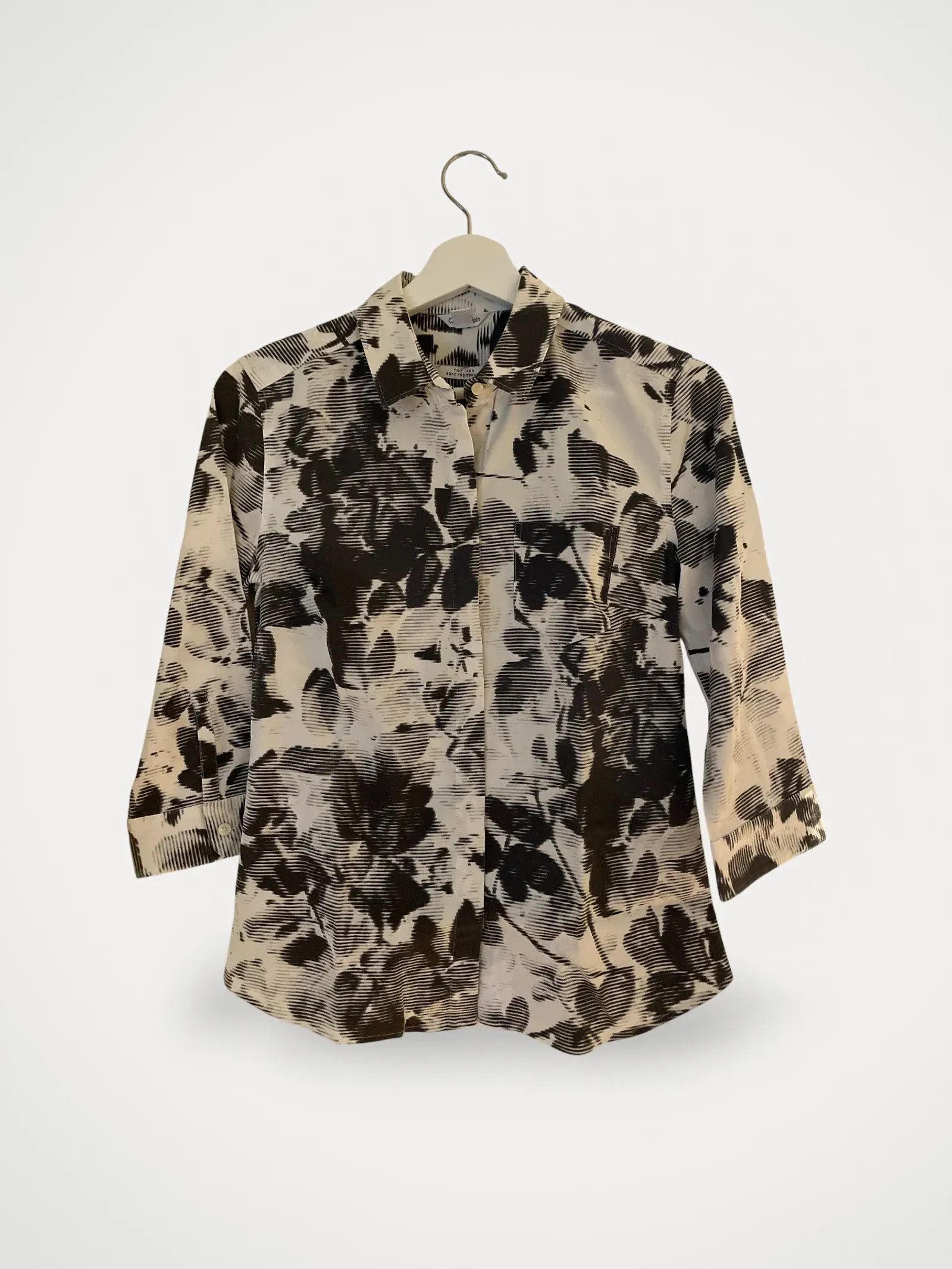 Calvin Klein Calvin Klein Mönstrad figursydd skjorta Shirt Size XS / US 0-2 / IT 36-38 - 1 Thumbnail