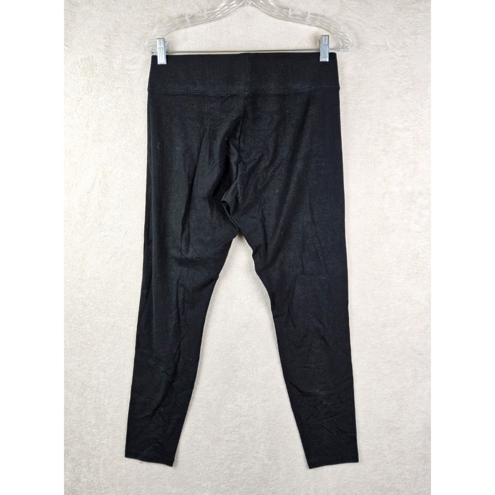 Vintage Hue Women's Leggings Black Size L Size 36" / US 14 / IT 50 - 4 Thumbnail