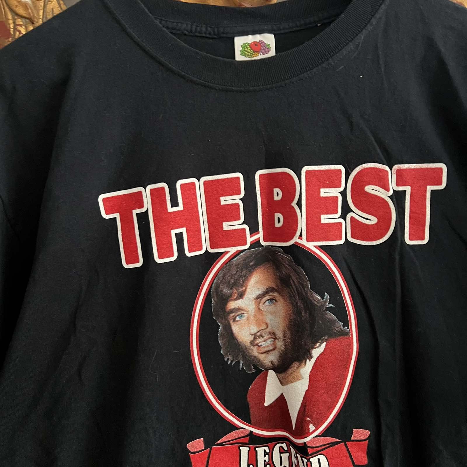 Vintage Vintage 90s George Best Legend Man United football tee Size US XL / EU 56 / 4 - 4 Thumbnail