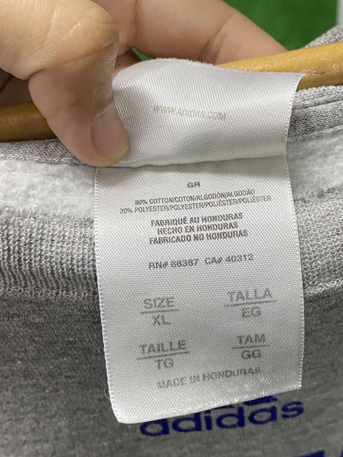 Adidas × Vintage Vintage Adidas Northweston Sweatshirt Size US XL / EU 56 / 4 - 13 Thumbnail