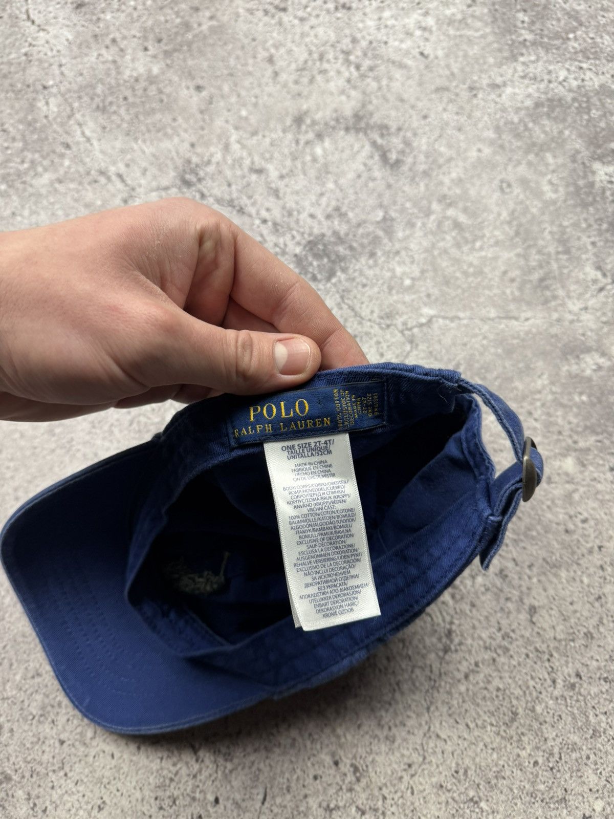 Polo Ralph Lauren KIDS POLO RALPH LAUREN VINTAGE Y2K CAP HAT BIG PONY 2-4 YEAR Size ONE SIZE - 7 Thumbnail