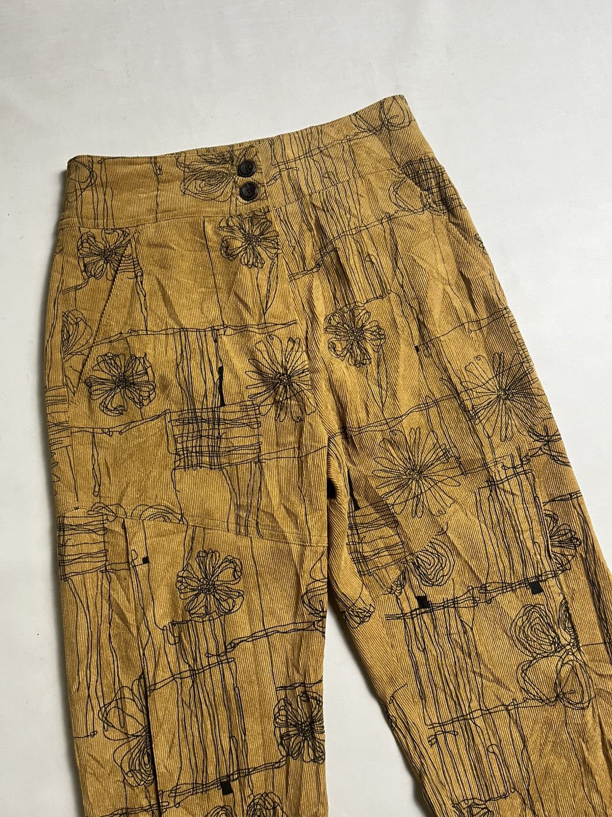 Andersson Bell 💸ACCEPT BINDING💸 Andersson Bell Celina Flower Trousers Size 26" / US 2 / IT 38 - 3 Thumbnail