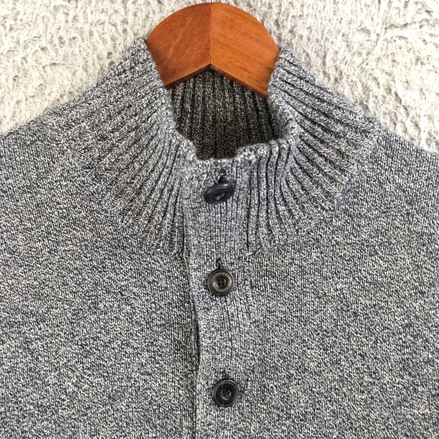 American Eagle Outfitters American Eagle Outfitters Sweaters Mens M Gray Cotton Mock Neck Long Sleeves Pullover Size US M / EU 48-50 / 2 - 3 Thumbnail