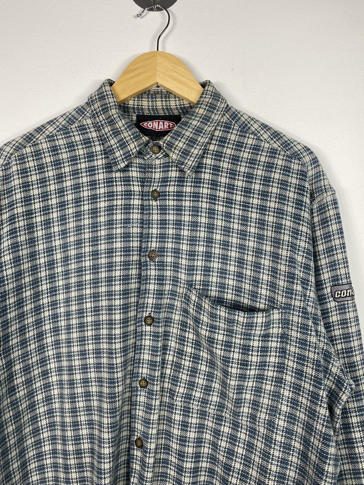 Vintage Vintage Conart Flannel Shirt Size US XL / EU 56 / 4 - 2 Thumbnail