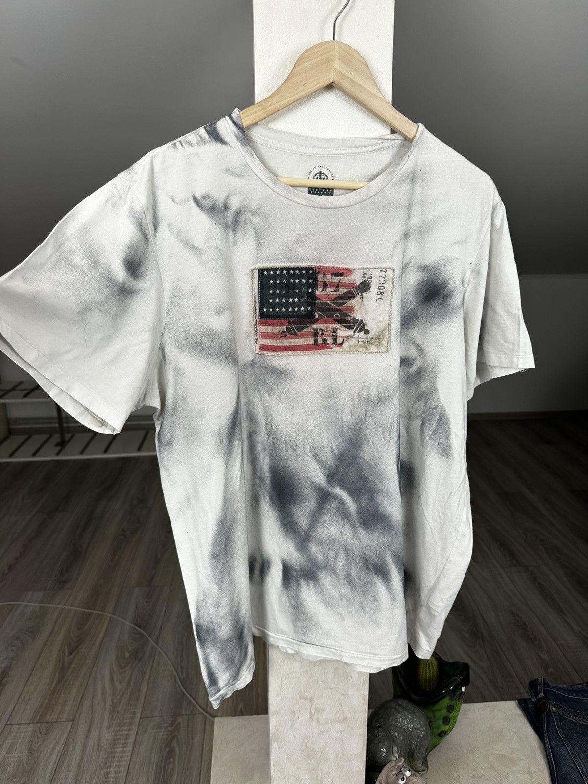 Polo Ralph Lauren VINTAGE Y2K POLO RALPH LAUREN USA FLAG TEE CUSTOM Size US XL / EU 56 / 4 - 1 Thumbnail