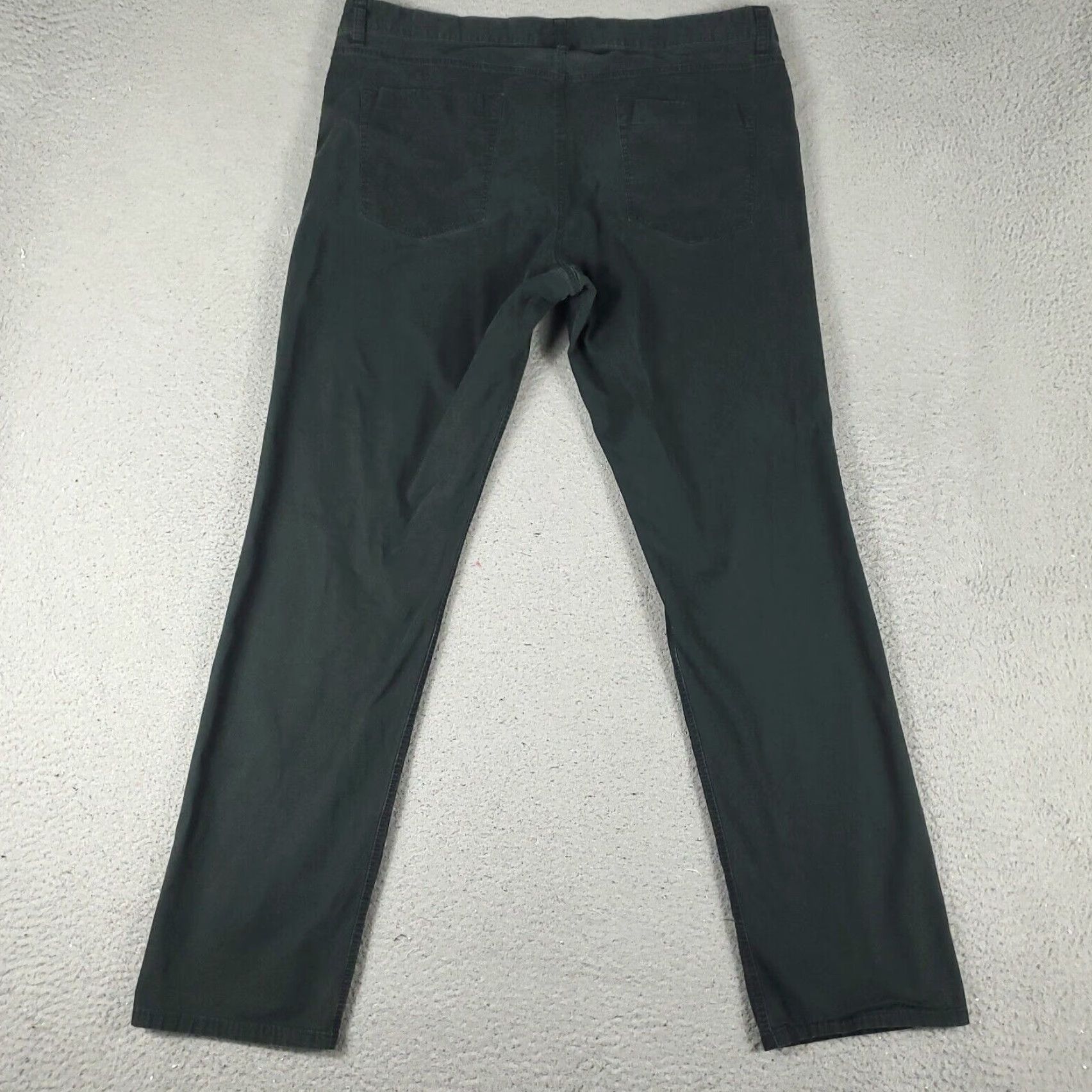 Theory VINTAGE Theory Jeans Mens 38x32 Straight Leg Canvas Pants Black Casual Classic 2000s Size US 32 / EU 48 - 7 Thumbnail