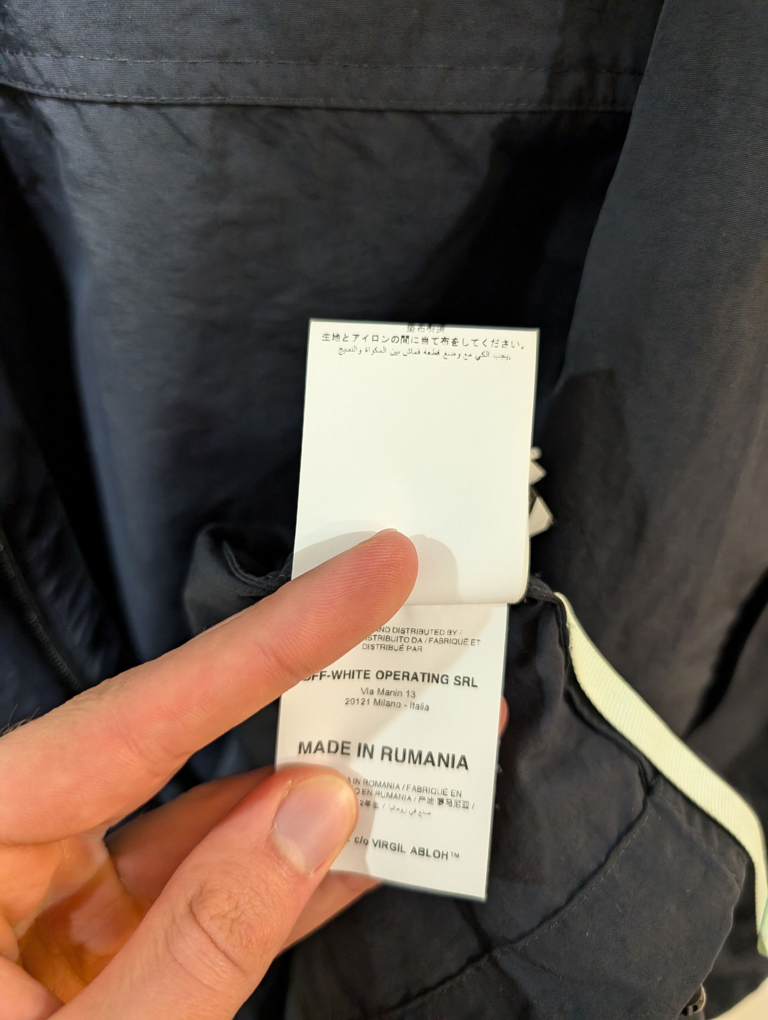 Off-White Impressionism Windbreaker Light Jacket Size US L / EU 52-54 / 3 - 13 Thumbnail