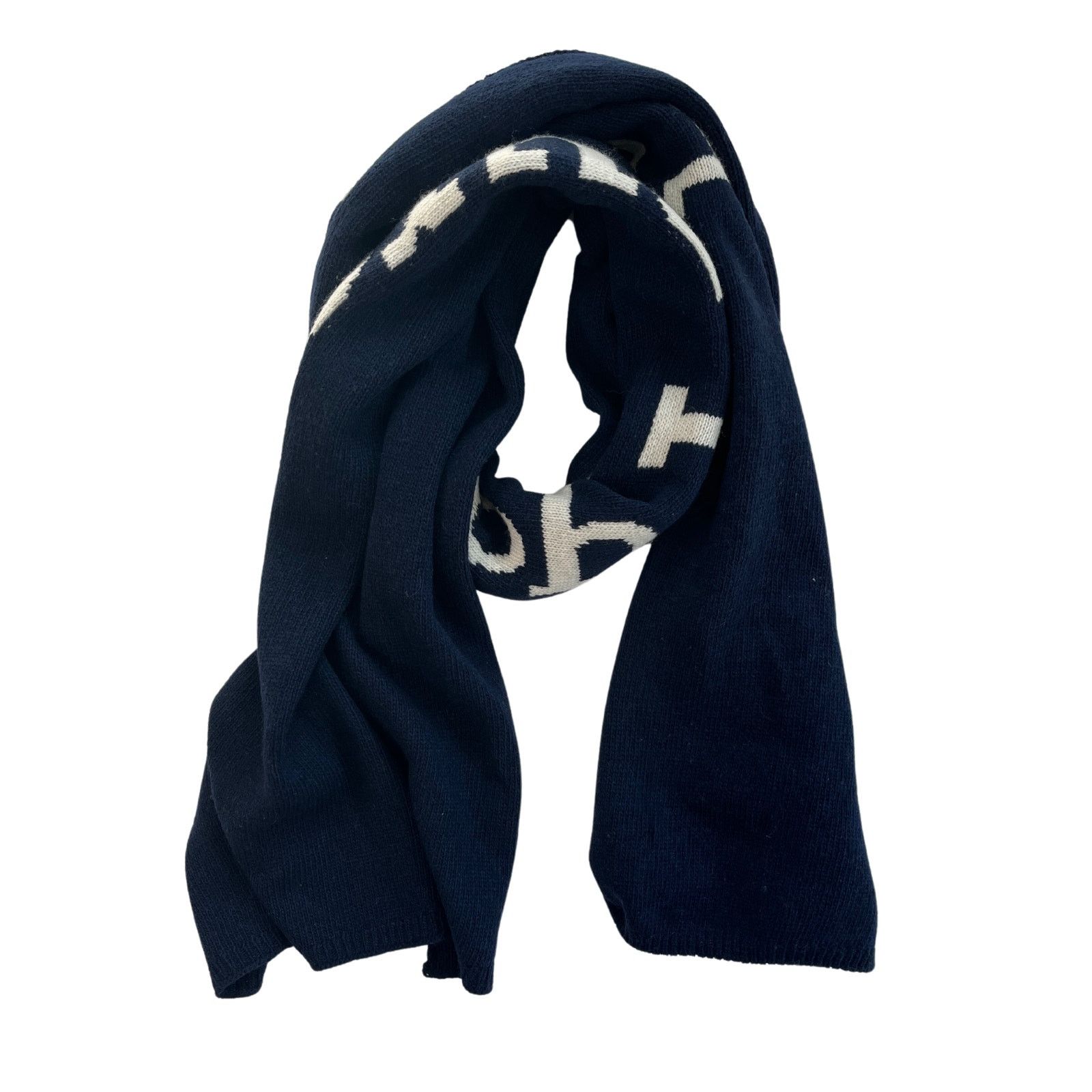 Polo Ralph Lauren SKU3-2 POLO RAPLH LAUREN Scarf Knit Navy Size ONE SIZE - 1 Thumbnail