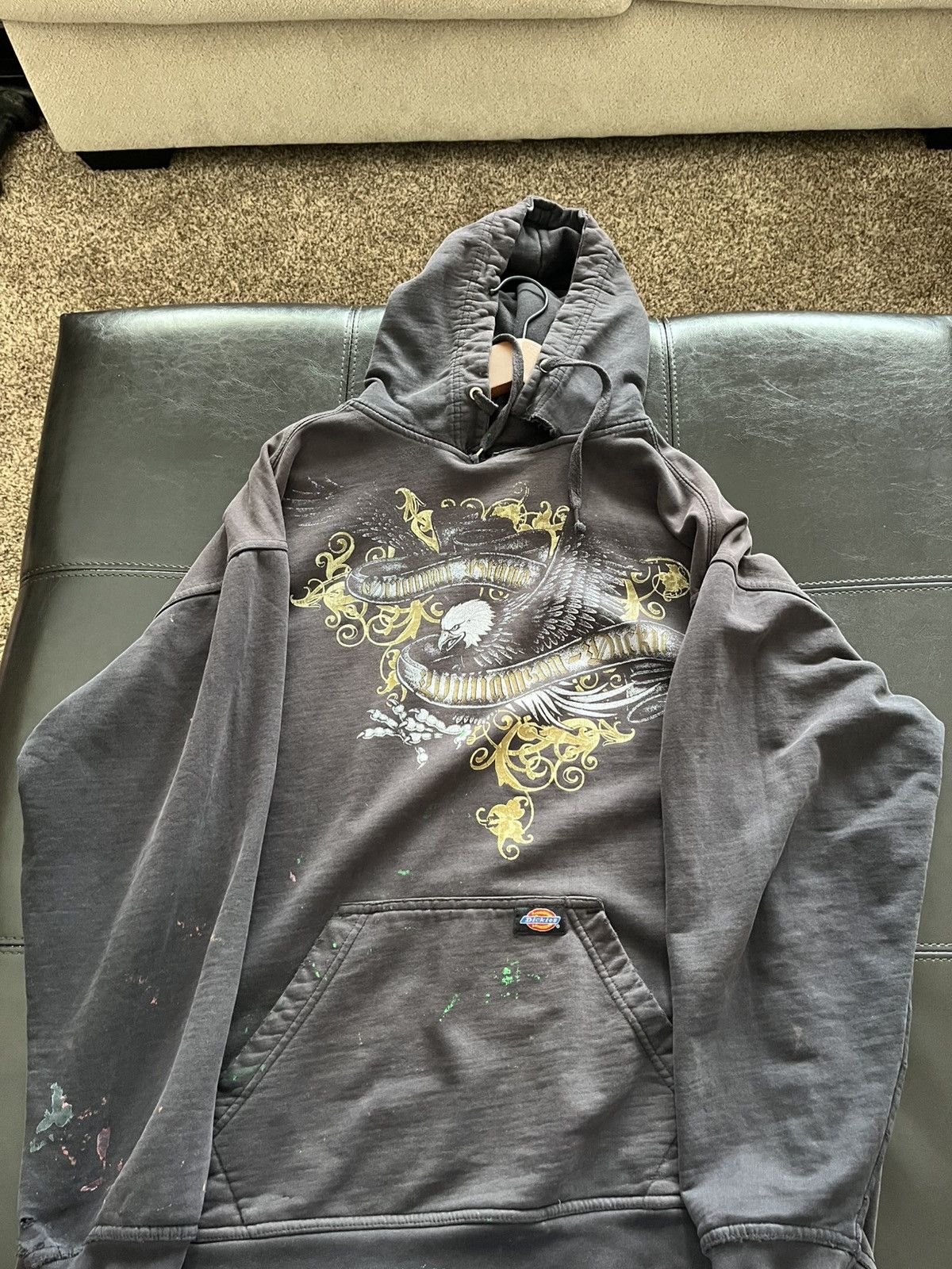 Dickies Super distressed vintage dickies hoodie Size US L / EU 52-54 / 3 - 1 Thumbnail