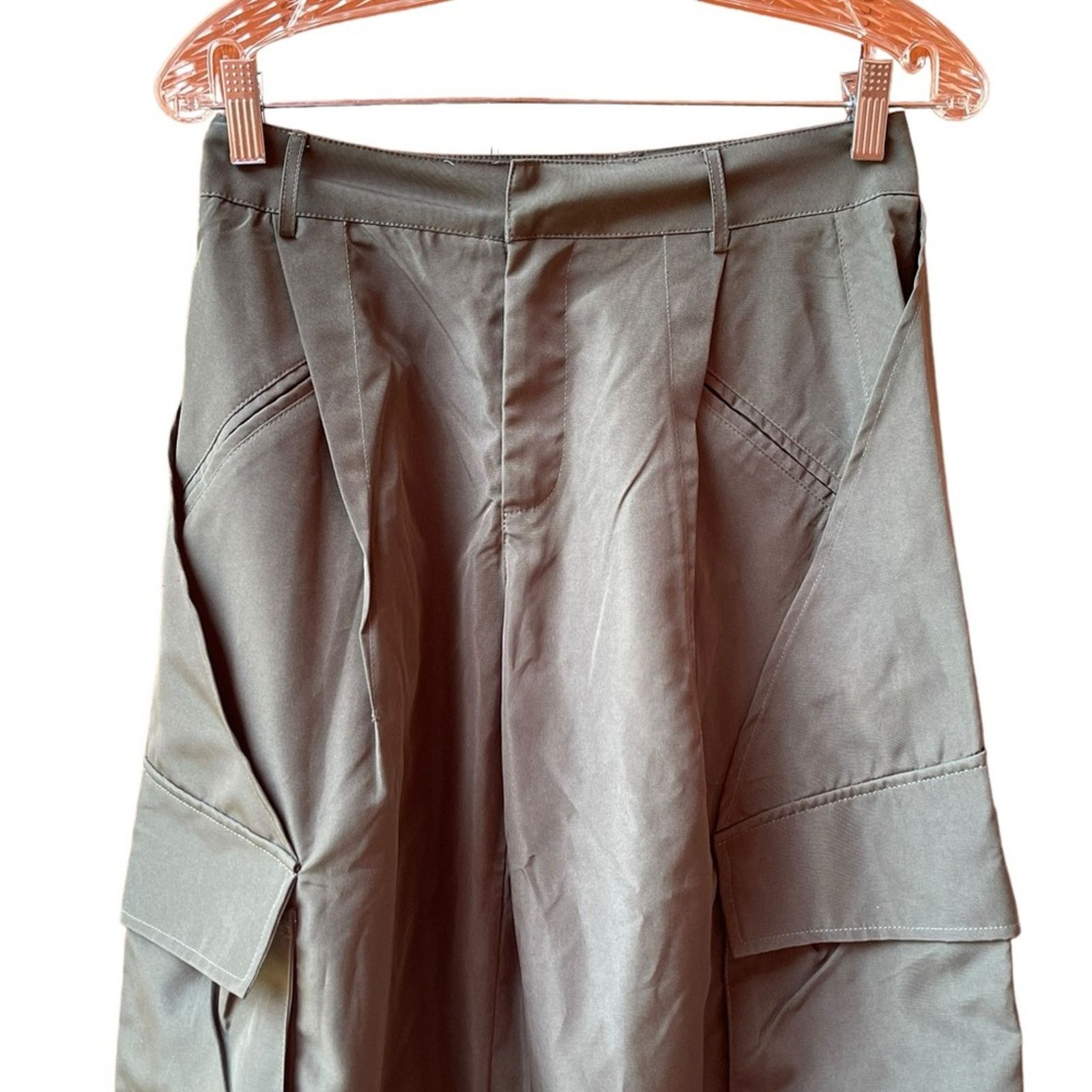 Other commence Parachute Jogger Straight Wide Leg Y2k Pants S NWT Size 26" / US 2 / IT 38 - 5 Thumbnail