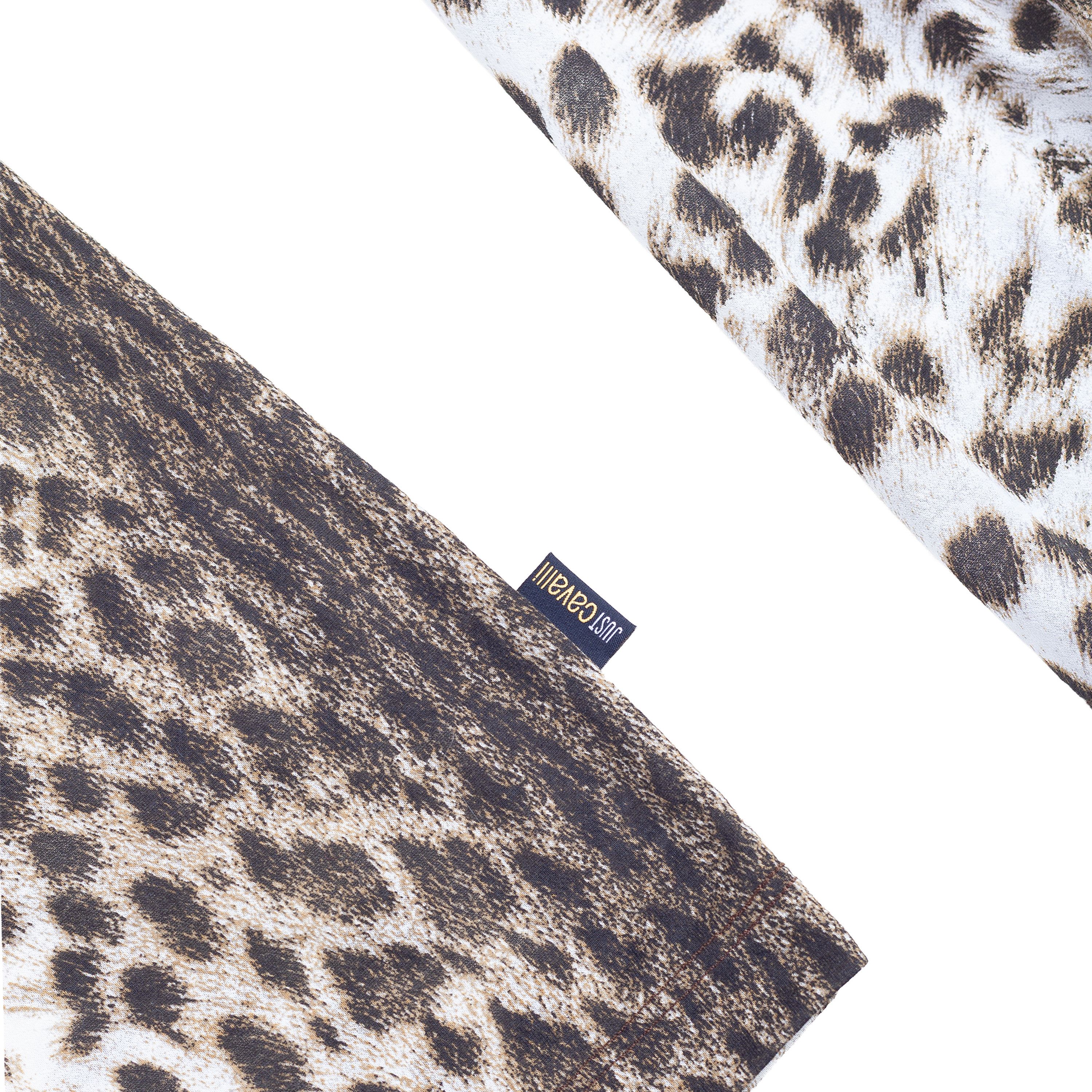 Just Cavalli Just Cavalli Vintage Brown Cheetah Long Sleeve Top Size US L / EU 52-54 / 3 - 4 Thumbnail