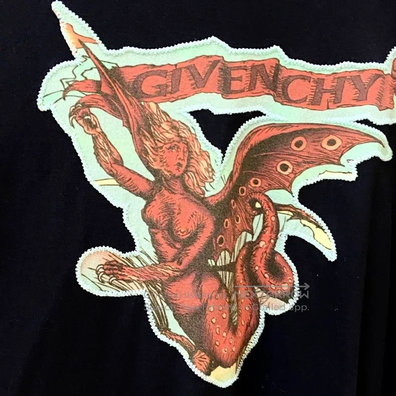 Givenchy Givenchy Heavy Duty Patchwork Embroidered Cotton Short Sle Size US XXL / EU 58 / 5 - 6 Thumbnail