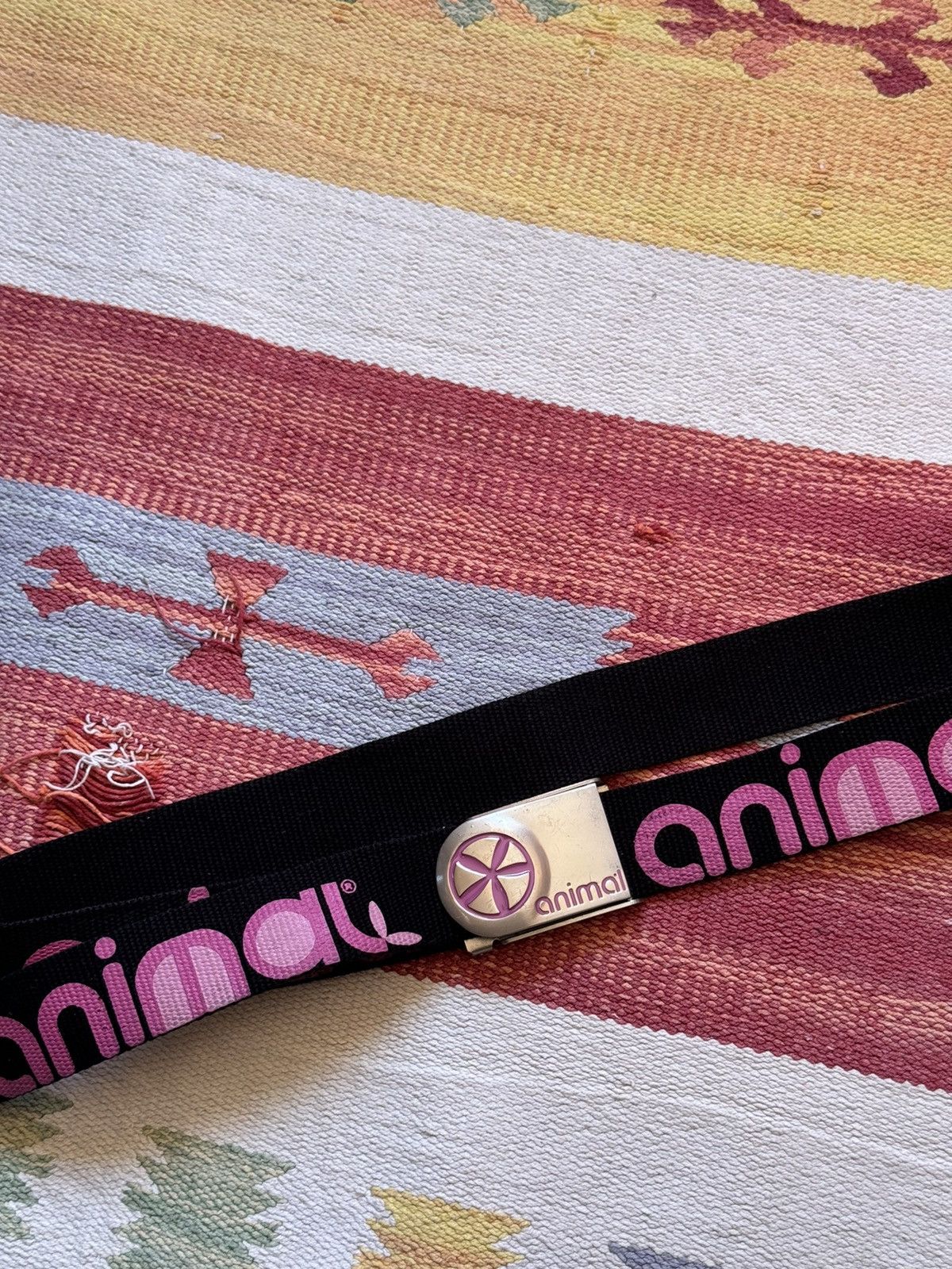 Vintage Vintage 00’s Animal y2k Skateboarding Black Belt Size ONE SIZE - 2 Thumbnail