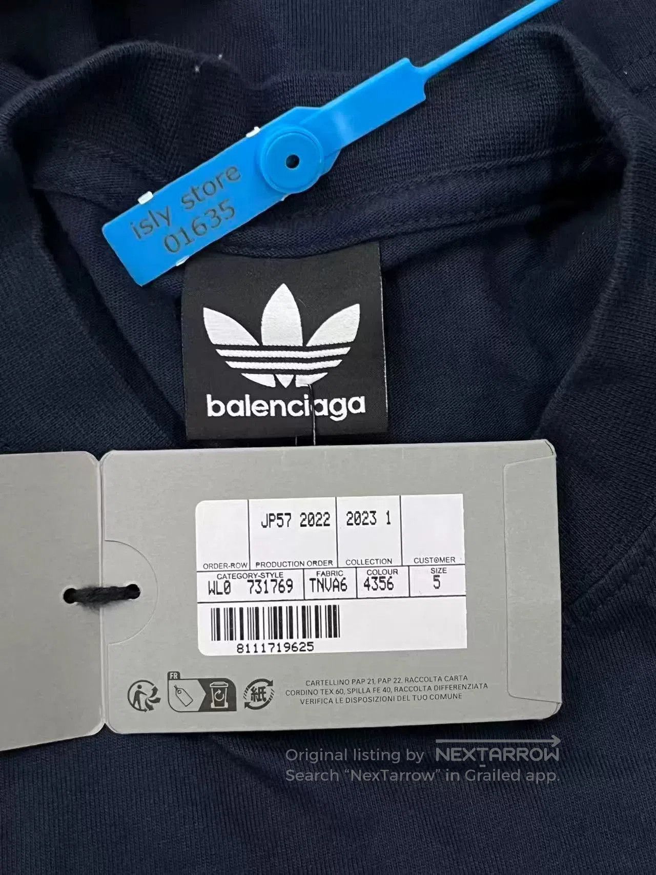 Balenciaga Balenciaga x adidas Logo Print T-Shirt. Size US S / EU 44-46 / 1 - 4 Thumbnail