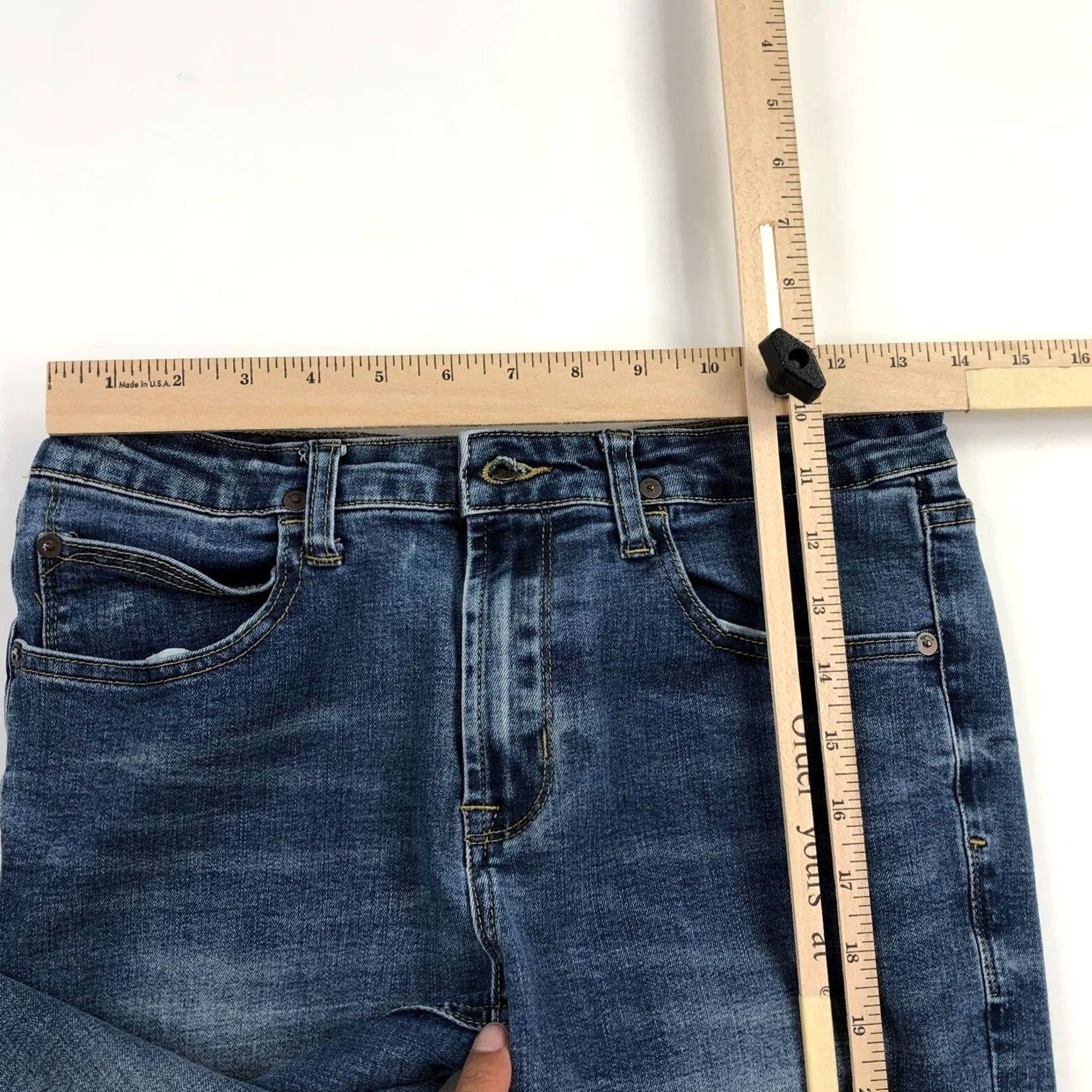 Hudson Hudson Jeans Skinny Stretch 16 Regular Inseam 29 Jeans Blue Womens Vintage No Size 38" / US 16 / IT 52 - 6 Thumbnail