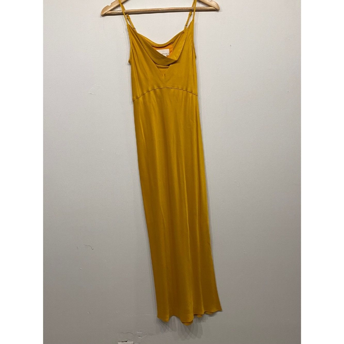 Anthropologie Anthropologie Elyse Bias Slip Midi Dress Canary/Yellow XXS Size XXS / US 00 / IT 34 - 3 Thumbnail