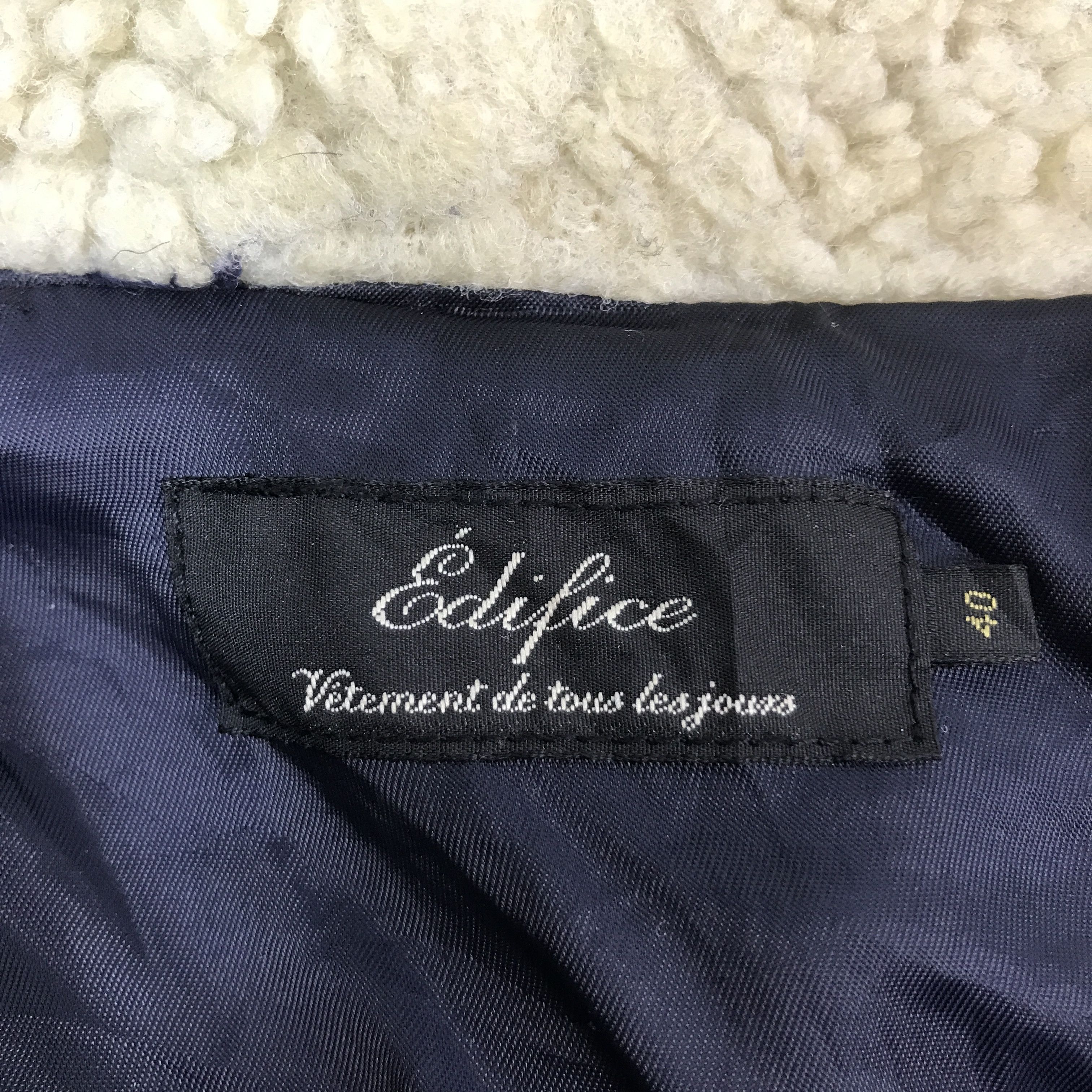 Edifice Japan Edifice Japan Wool Fur Hoodies jacket Size US L / EU 52-54 / 3 - 10 Thumbnail