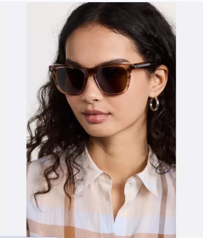 Oliver Peoples OLIVER PEOPLES LYNES SUN Washed Sunstone/ True Brown Size ONE SIZE - 9 Thumbnail