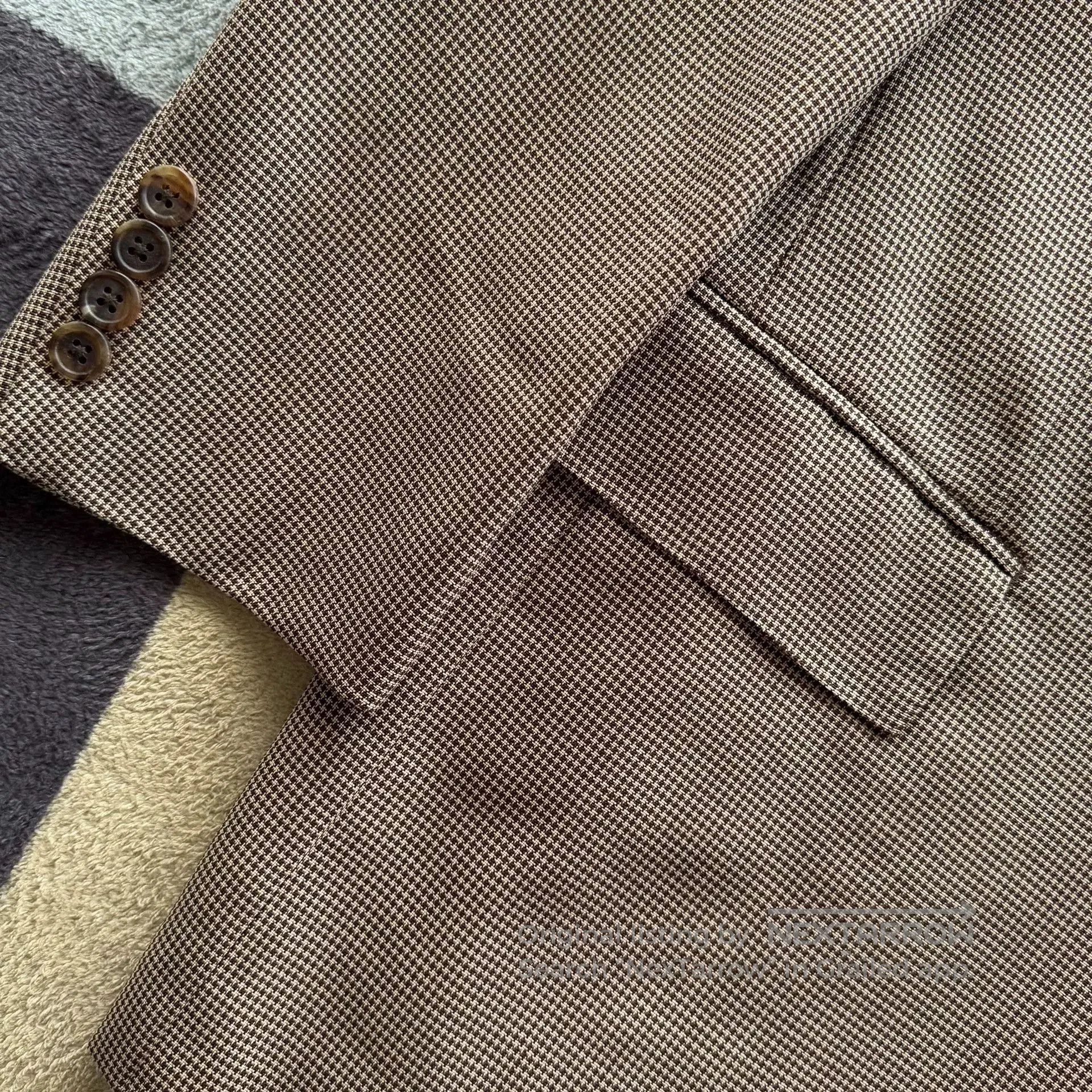 Polo Ralph Lauren Ralph Lauren Houndstooth Wool Blazer. Size US M / EU 48-50 / 2 - 3 Thumbnail
