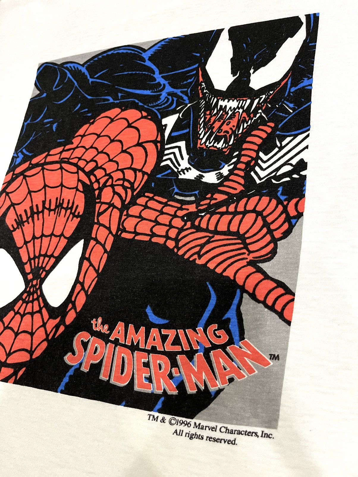 Marvel Comics × Vintage VINTAGE 90s AMAZING SPIDERMAN VENOM MARVEL COMICS TSHIRT Size US M / EU 48-50 / 2 - 7 Thumbnail