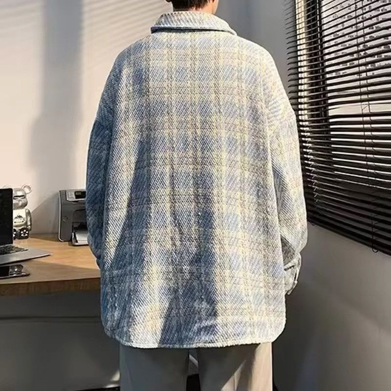Japanese Brand Vintage Plaid Printed Long Sleeve Buttoned Size US XL / EU 56 / 4 - 2 Thumbnail