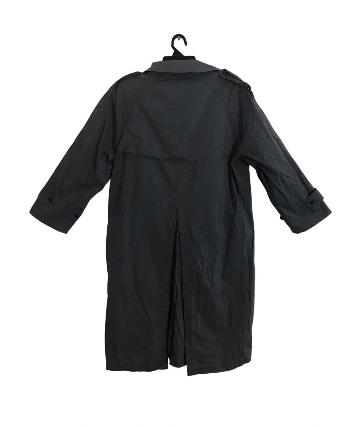 Burberry 90s Burberrys London Trench Coat Black Double Breasted Size US L / EU 52-54 / 3 - 2 Thumbnail