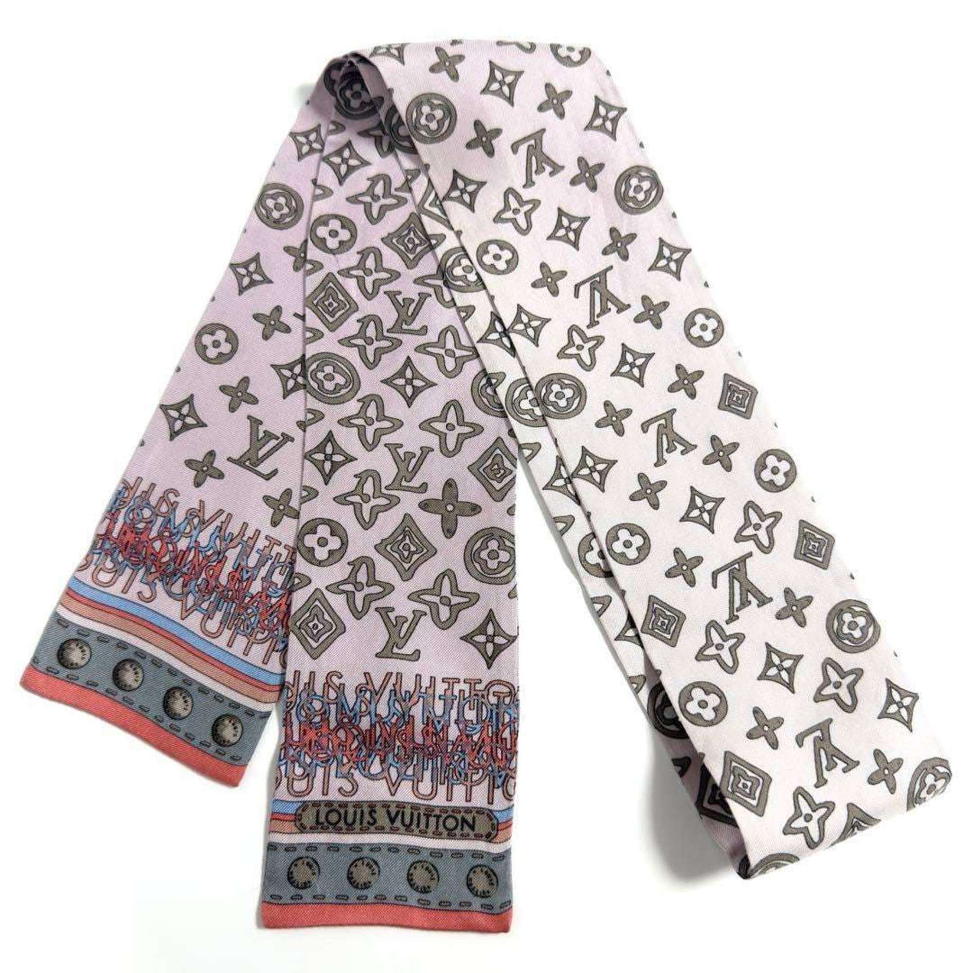 Louis Vuitton Women's Scarf Bandana Bandeau Monogram Map