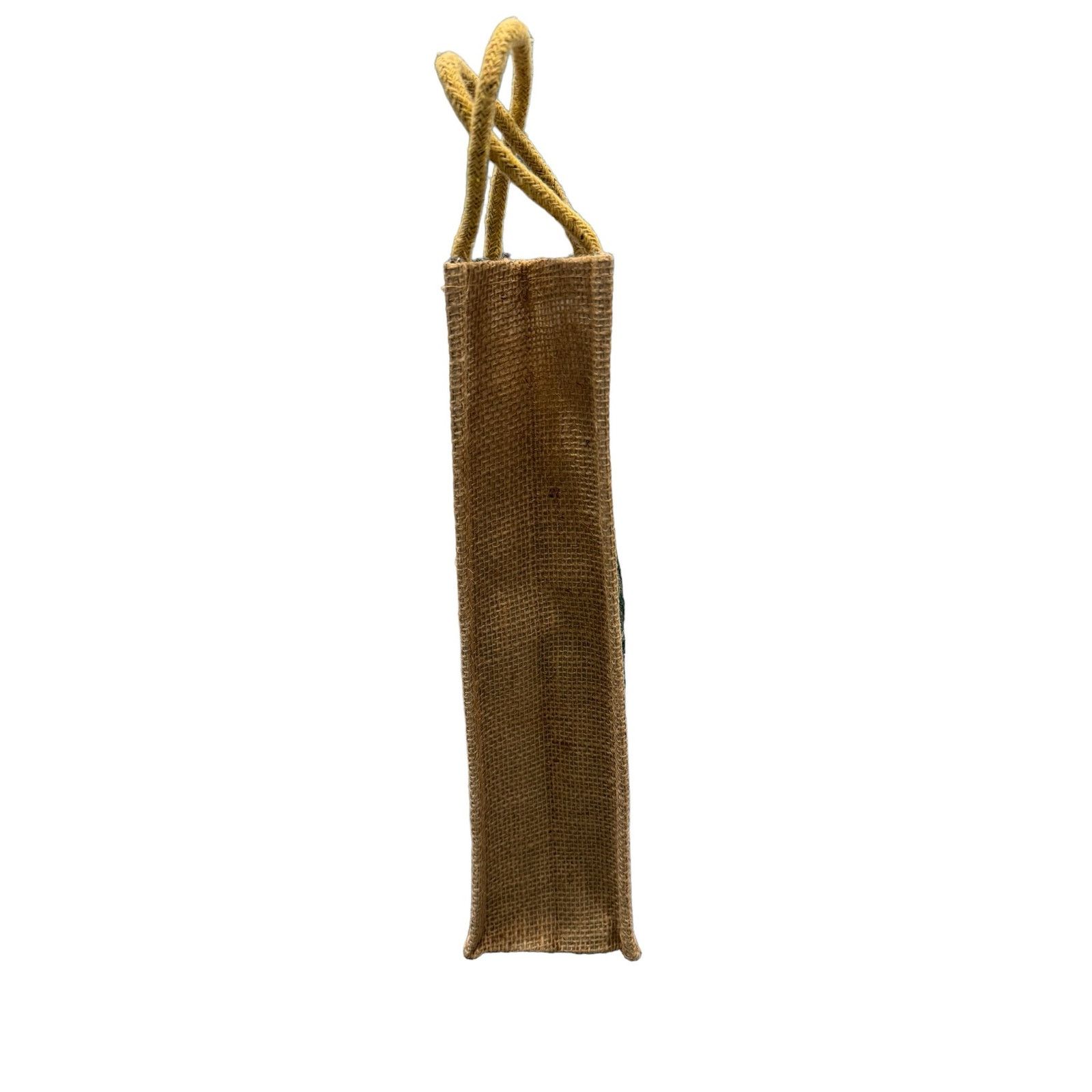 Handmade Jute Wine Bottle Bag, Gift Packaging bottle Gift Bag Size ONE SIZE - 4 Thumbnail