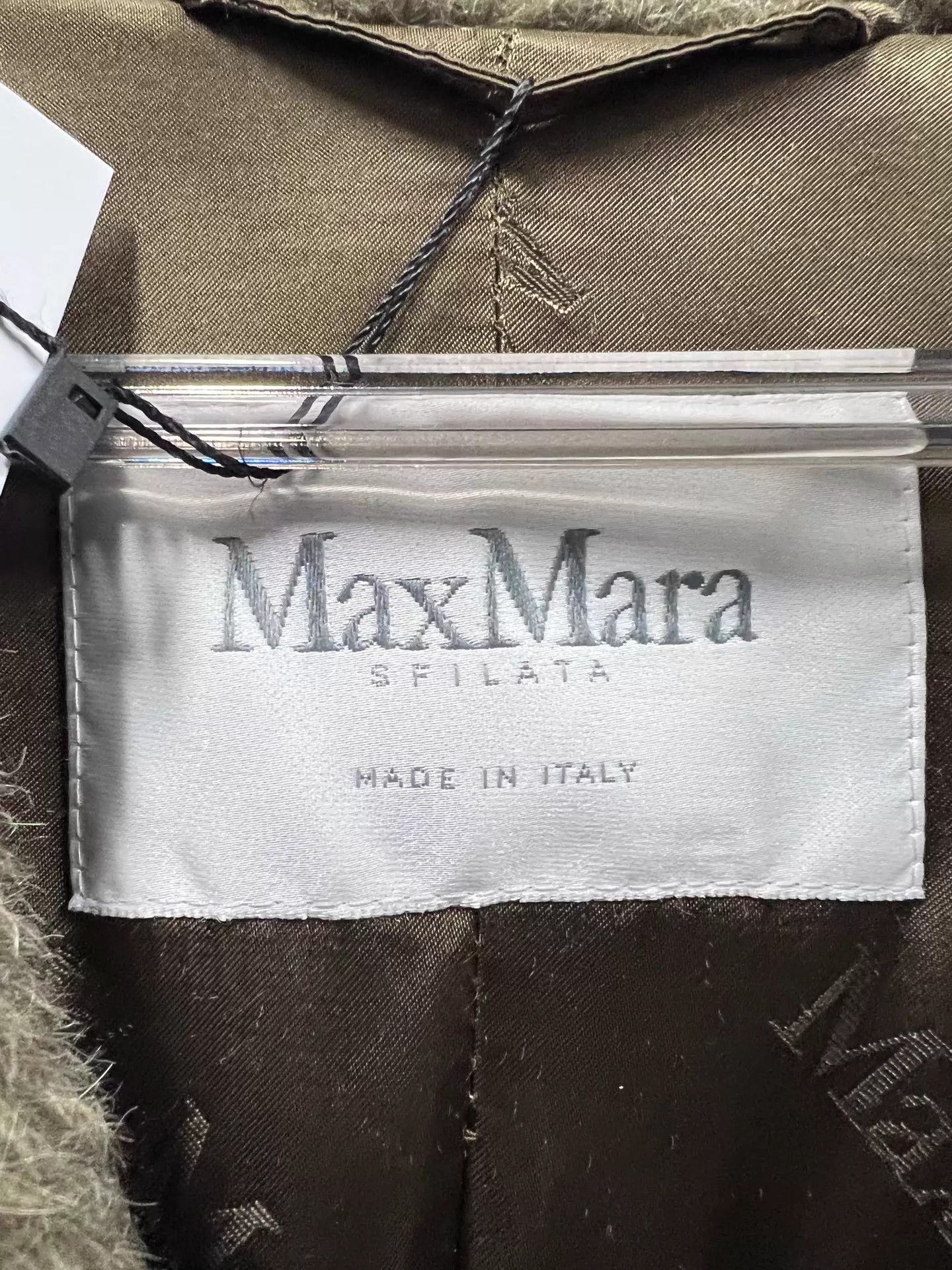 Max Mara MaxMara Teddy Cashmere DB Khaki Green Long Coat XS Size XS / US 0-2 / IT 36-38 - 3 Thumbnail