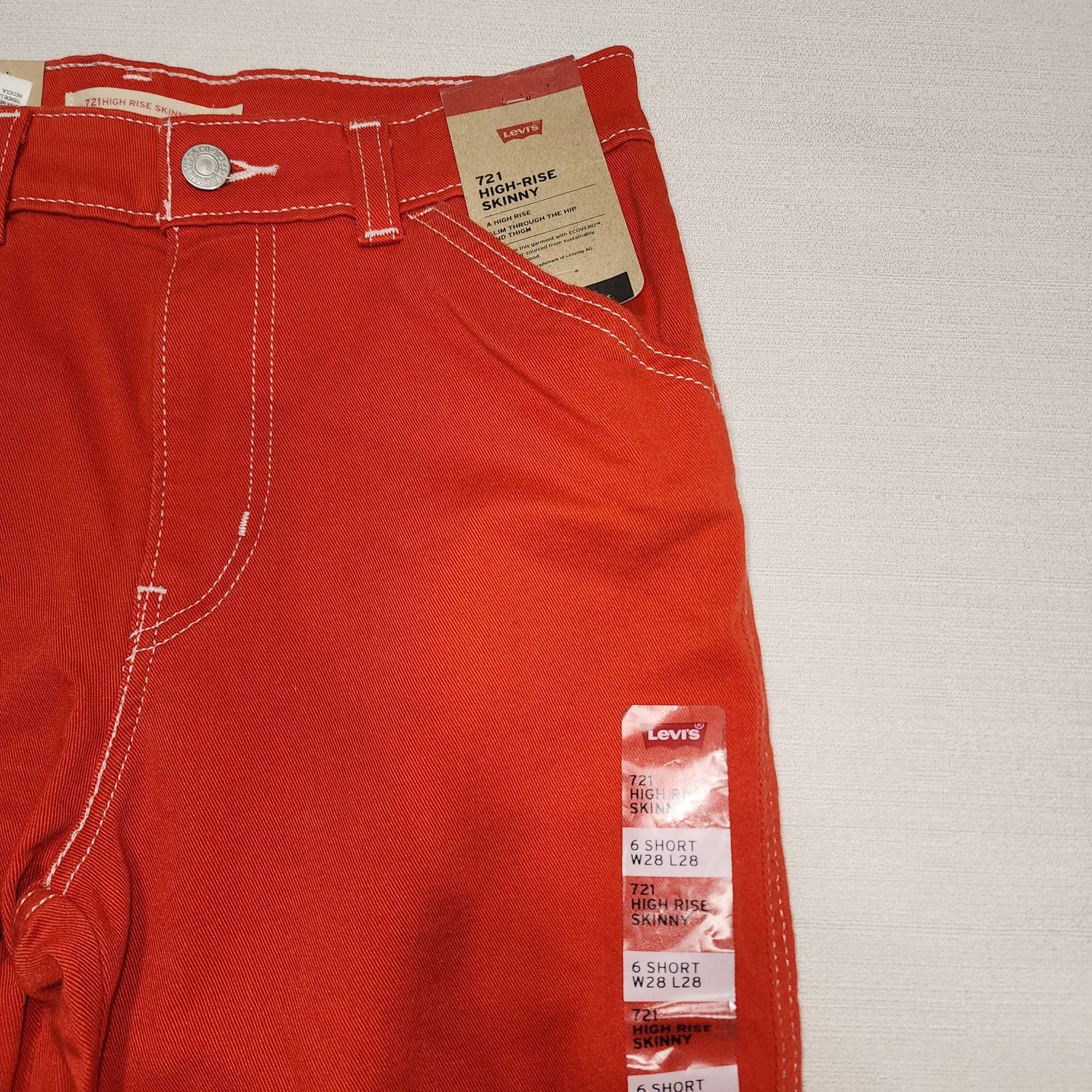 Levi's Levi's 721 high rise skinny jeans W28''xL28'' NWT Size 28" / US 6 / IT 42 - 4 Thumbnail