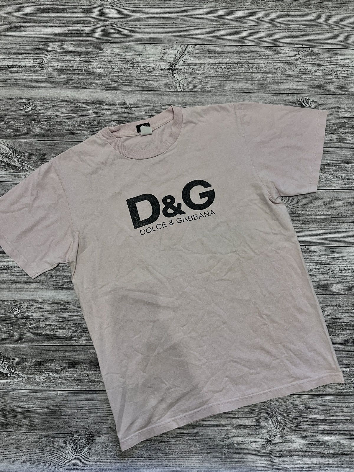 Dolce & Gabbana Dolce & Gabbana D&G Logo T-Shirt Pink Size US L / EU 52-54 / 3 - 4 Thumbnail