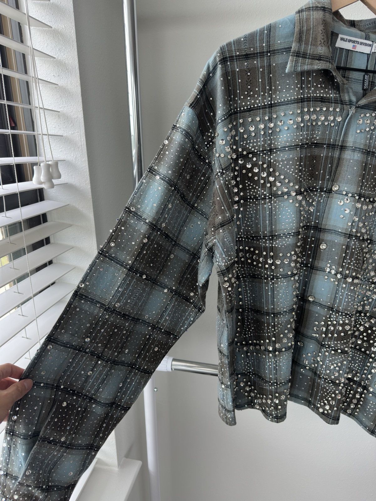 Vale Vale Ocean Flannel Rhinestone Turquoise Size US XXL / EU 58 / 5 - 4 Thumbnail