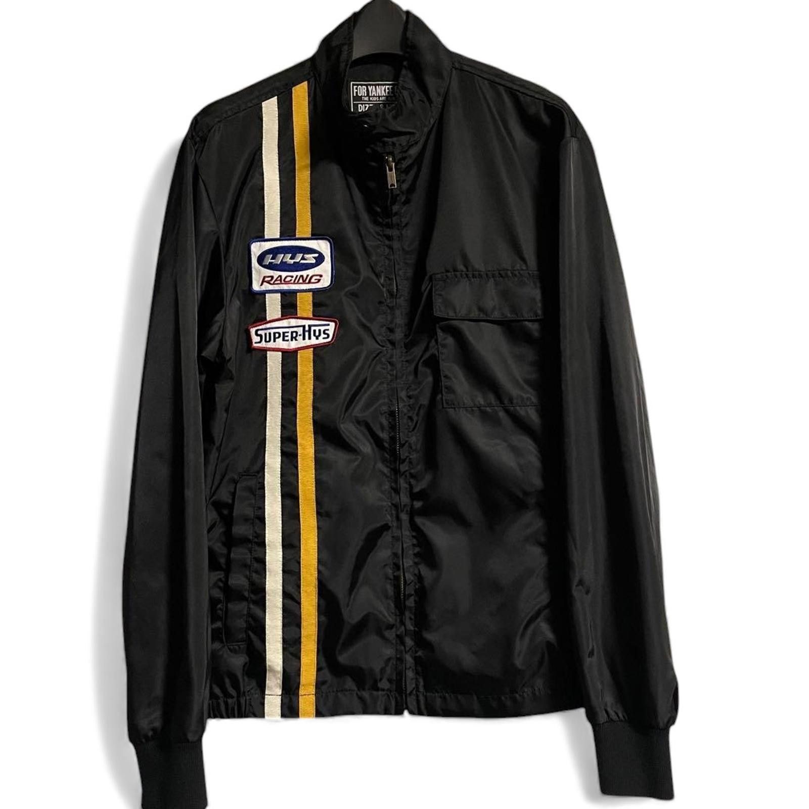 Hysteric Glamour Hysteric Glamour - Racing Style Windbreaker Jacket Black Size US M / EU 48-50 / 2 - 2 Thumbnail