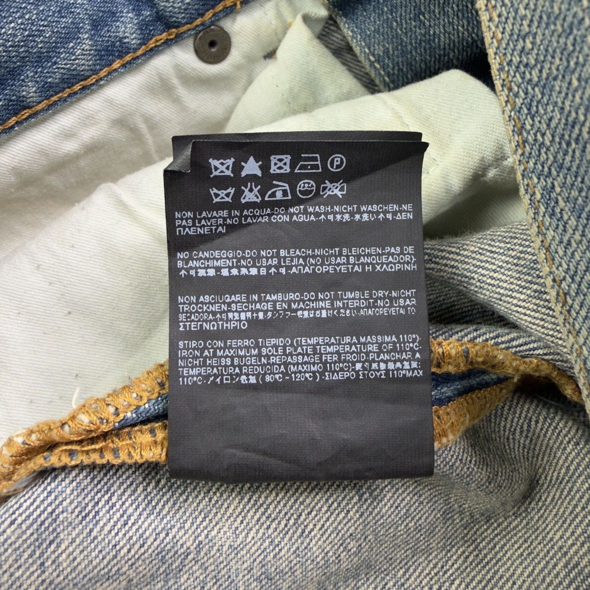 Saint Laurent Paris SAINT LAURENT PARIS SS15 CRASH D02 DENIM Size US 30 / EU 46 - 6 Thumbnail