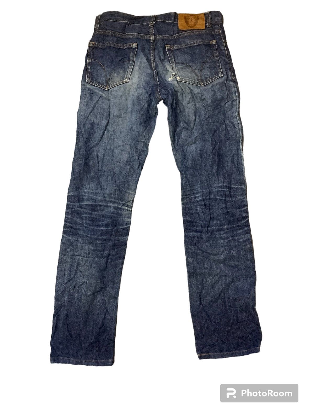 Hysteric Glamour X Oakland Raiders Distress Denim Jeans