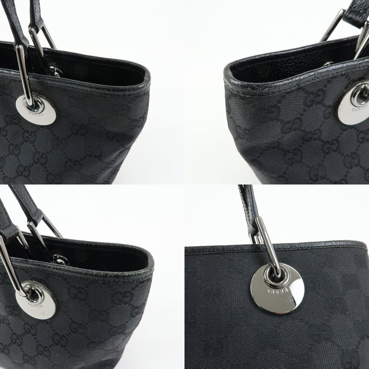 Gucci Gucci GG Canvas Mini Tote Black Size ONE SIZE - 6 Thumbnail