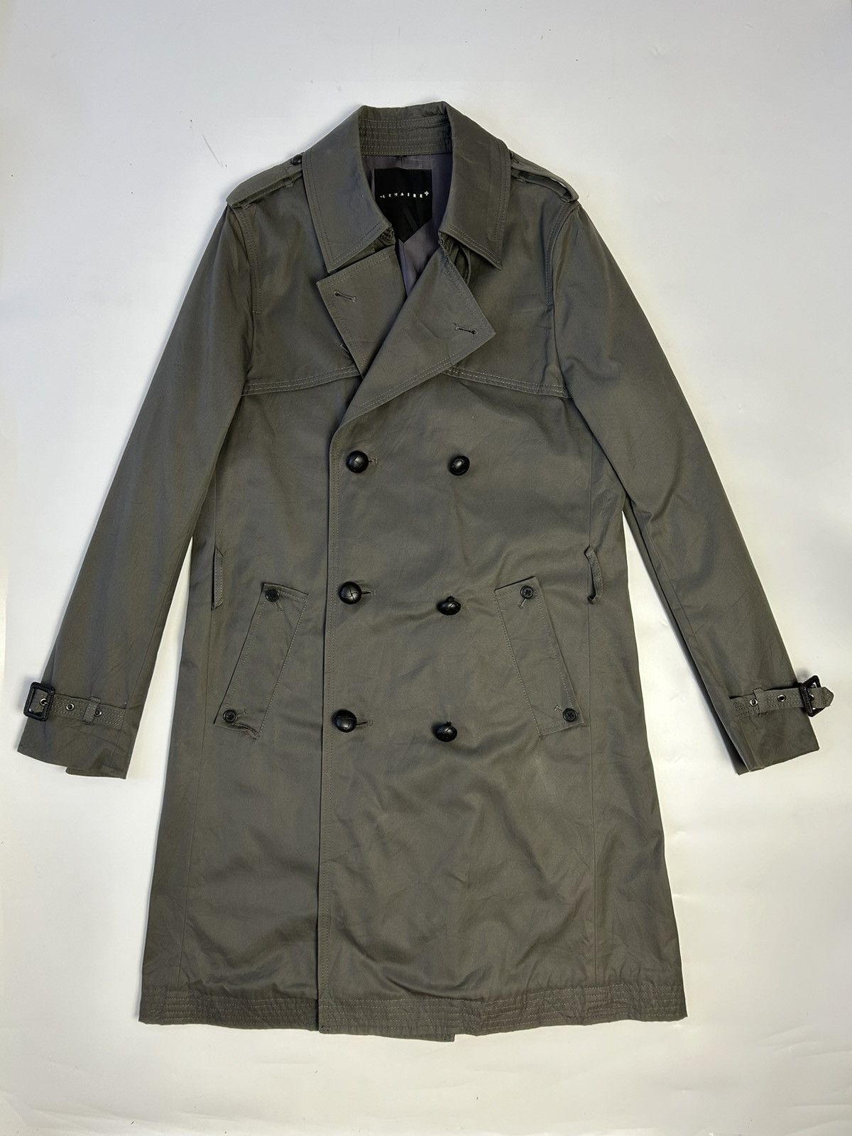 Designer × Lemaire LEMAIRE DARK GREY TRENCH COAT Size US M / EU 48-50 / 2 - 1 Thumbnail