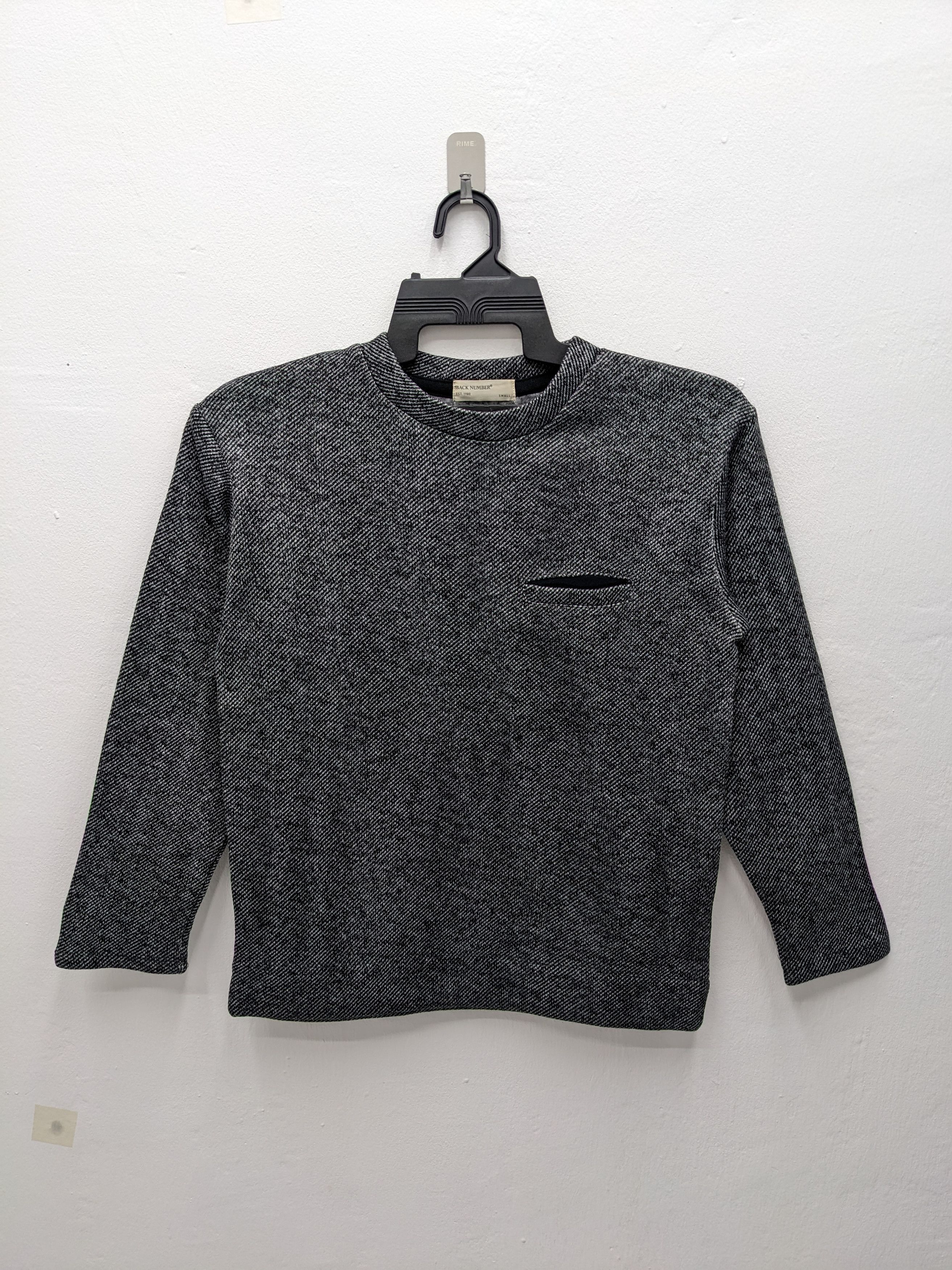 Japanese Brand JAPANESE BRAND BACK NUMBER SINGLE POCKET SWEATSHIRT Size US S / EU 44-46 / 1 - 2 Thumbnail