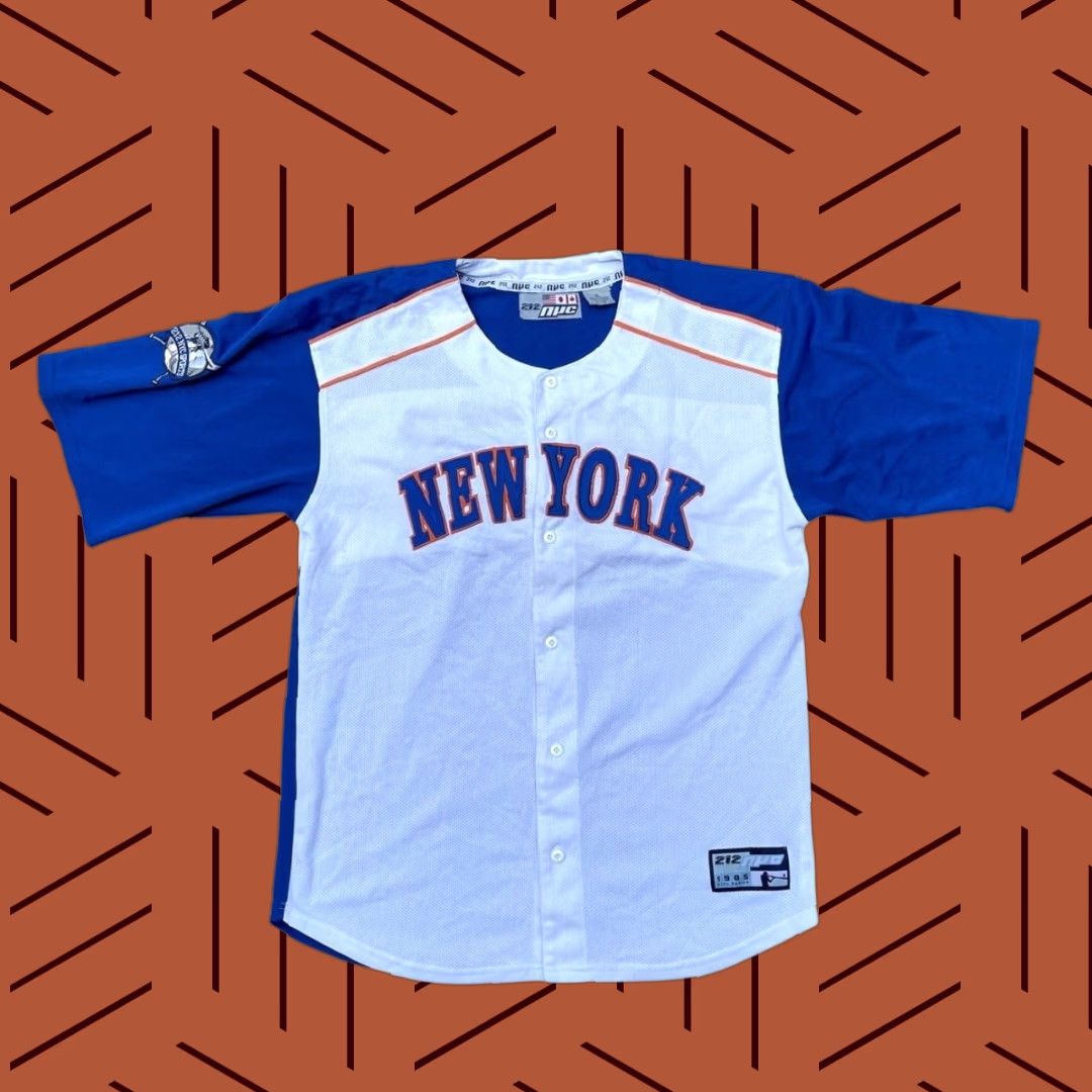 Vintage VINTAGE NYC 212 Team Sports New York Men's Jersey Sewn Patches & Letters Size XL Size US XL / EU 56 / 4 - 1 Thumbnail