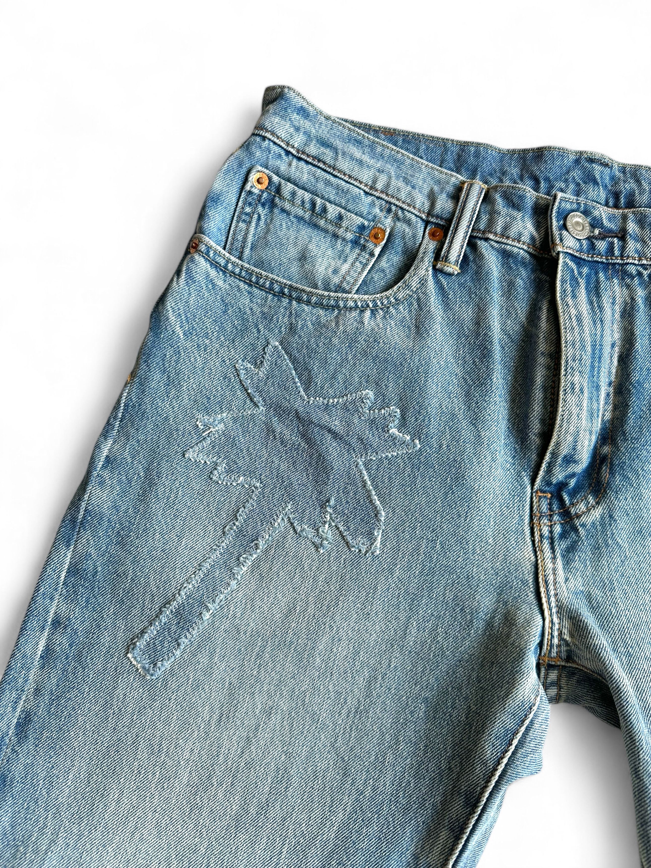 Levi's Levi's 502 Blue Denim Jeans Size US 32 / EU 48 - 4 Thumbnail