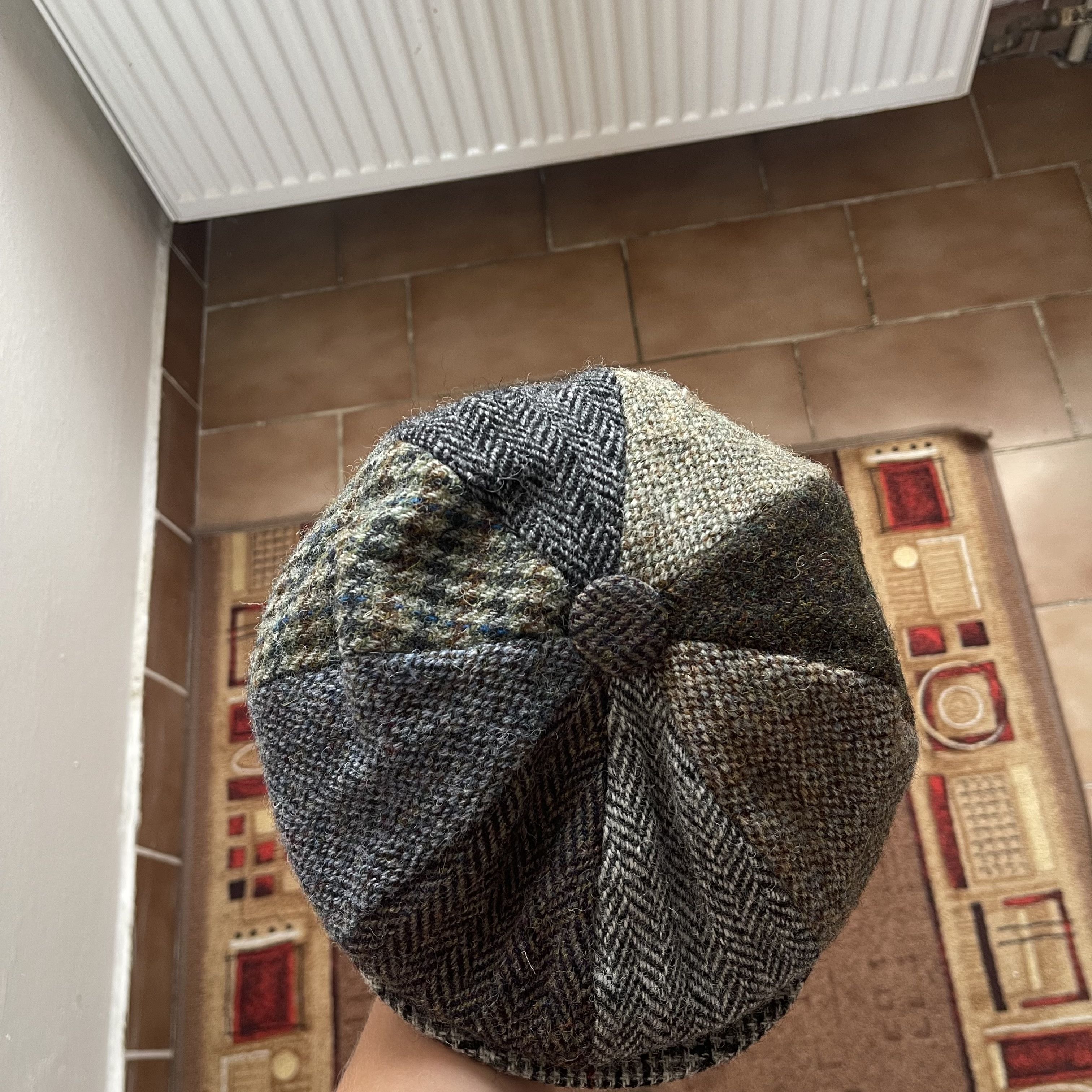 Harris Tweed × Vintage Vintage Y2K Harris Tweed Cap Streetwear Size L Size ONE SIZE - 4 Thumbnail