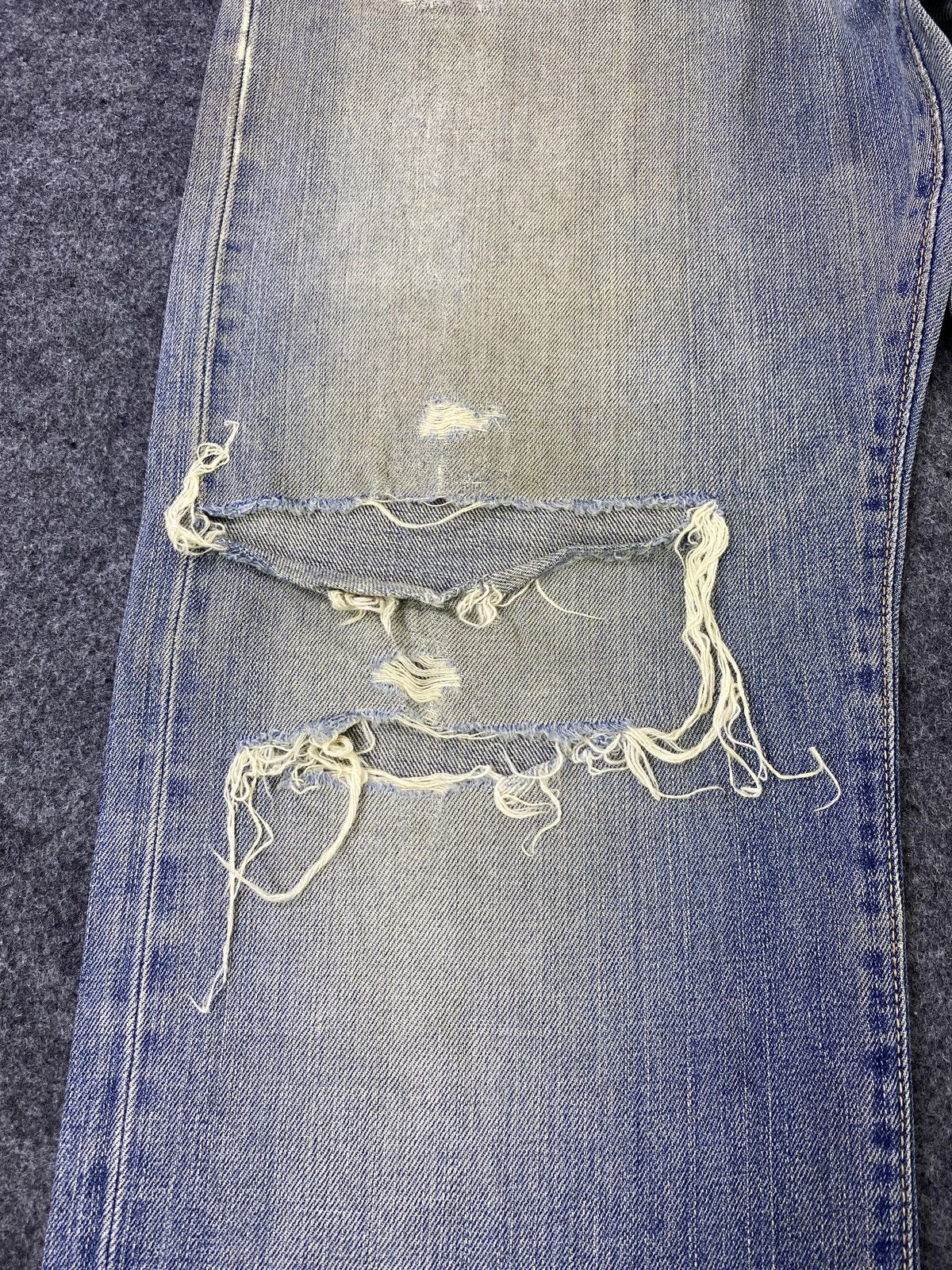 Edwin × Japanese Brand × Jean Edwin 505x Selvedge Distress Blue Wash Denim - J885 Size US 33 - 11 Thumbnail